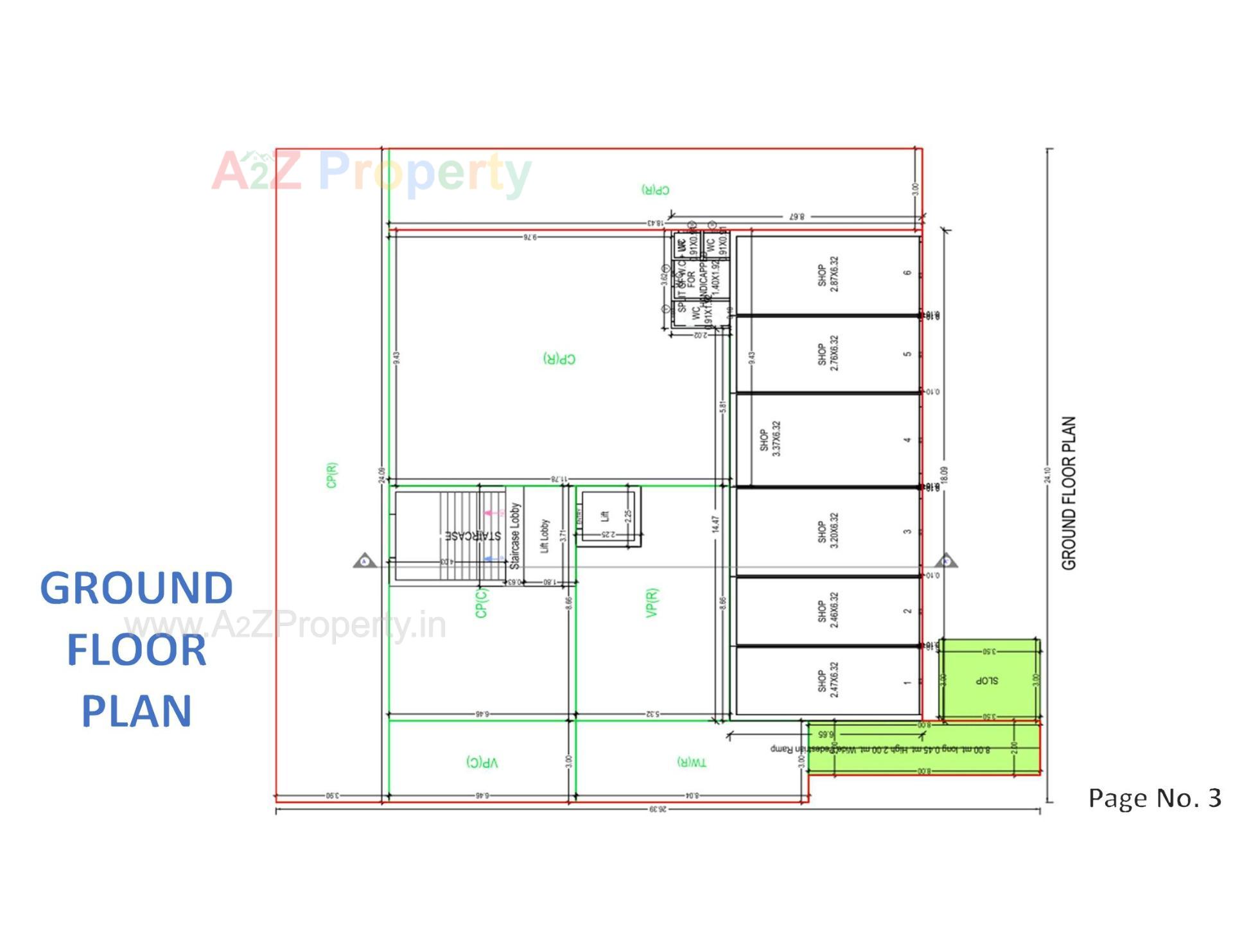 Layout of real estate project Kalpvruksh located at Dhoraji, Rajkot, Gujarat