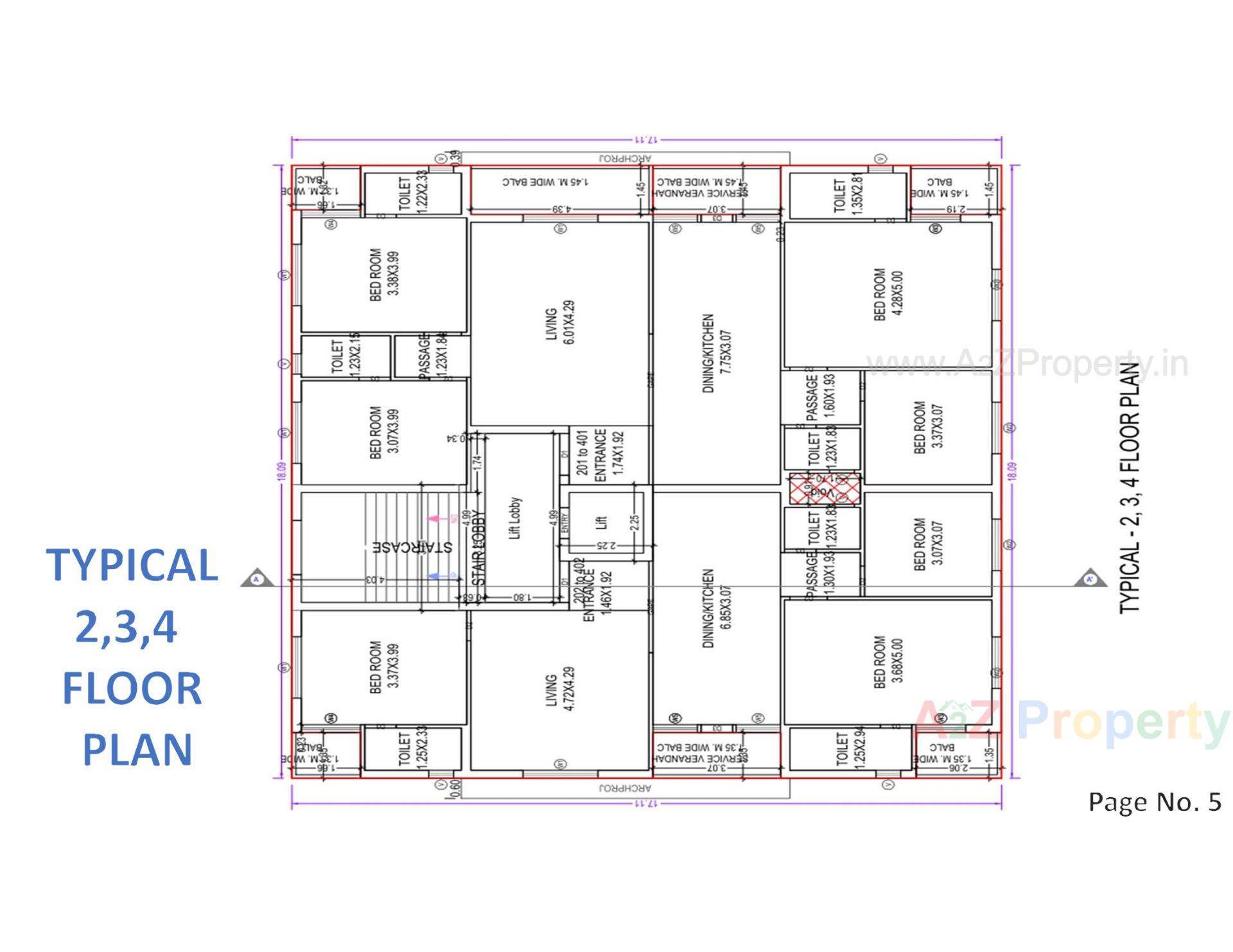 Layout of real estate project Kalpvruksh located at Dhoraji, Rajkot, Gujarat