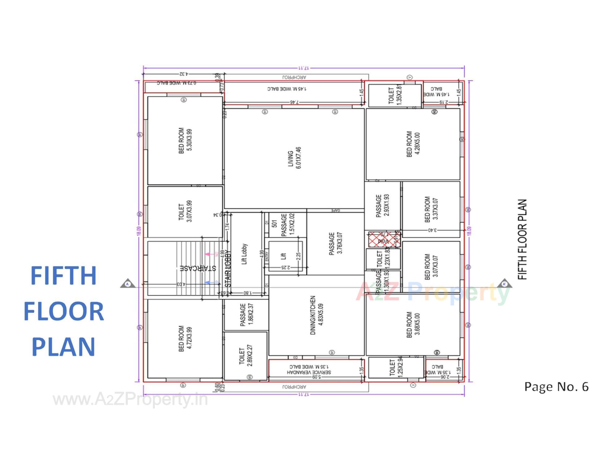 Layout of real estate project Kalpvruksh located at Dhoraji, Rajkot, Gujarat