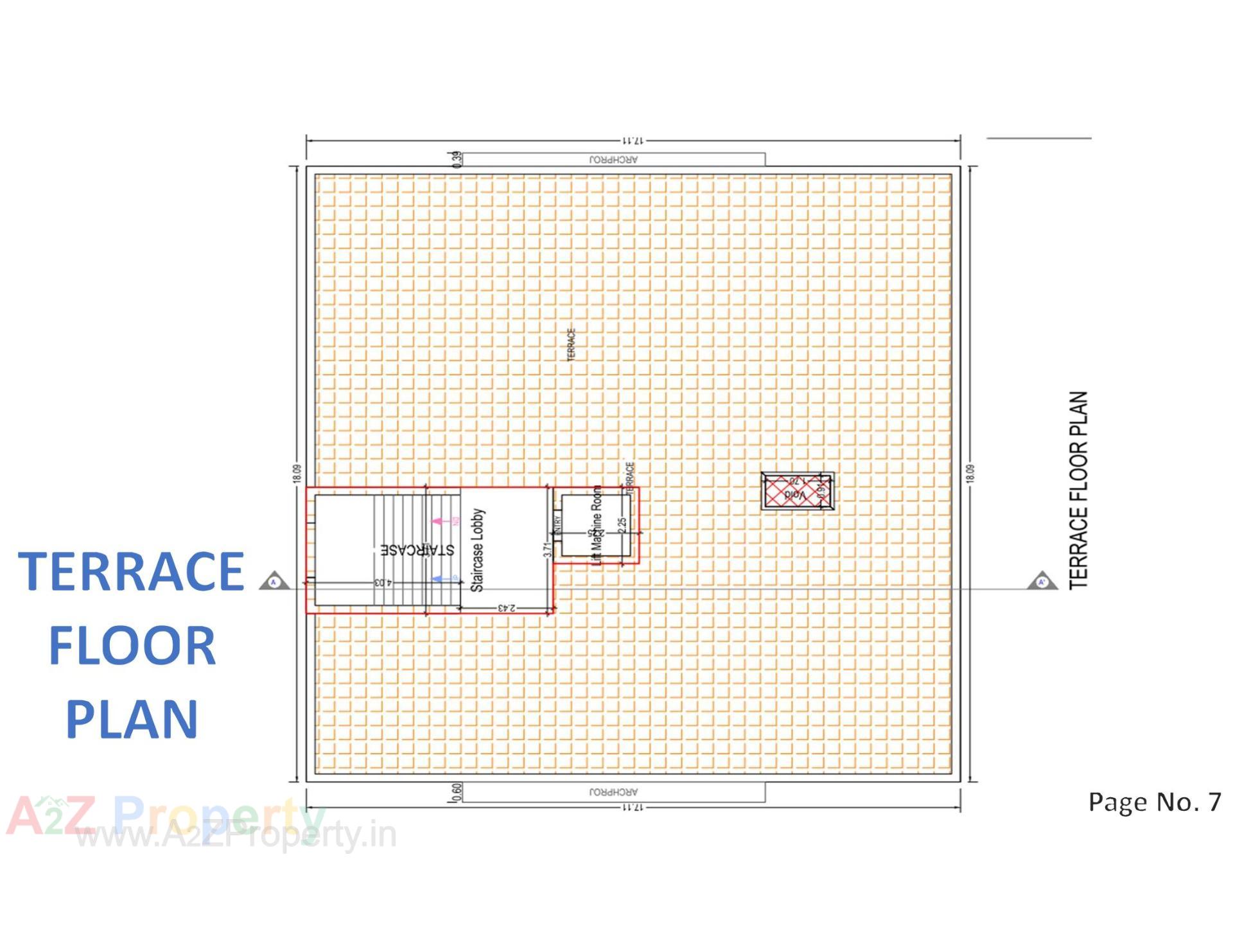 Layout of real estate project Kalpvruksh located at Dhoraji, Rajkot, Gujarat