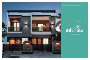 Elevation of real estate project Karm Bungalows located at Manharpur, Rajkot, Gujarat