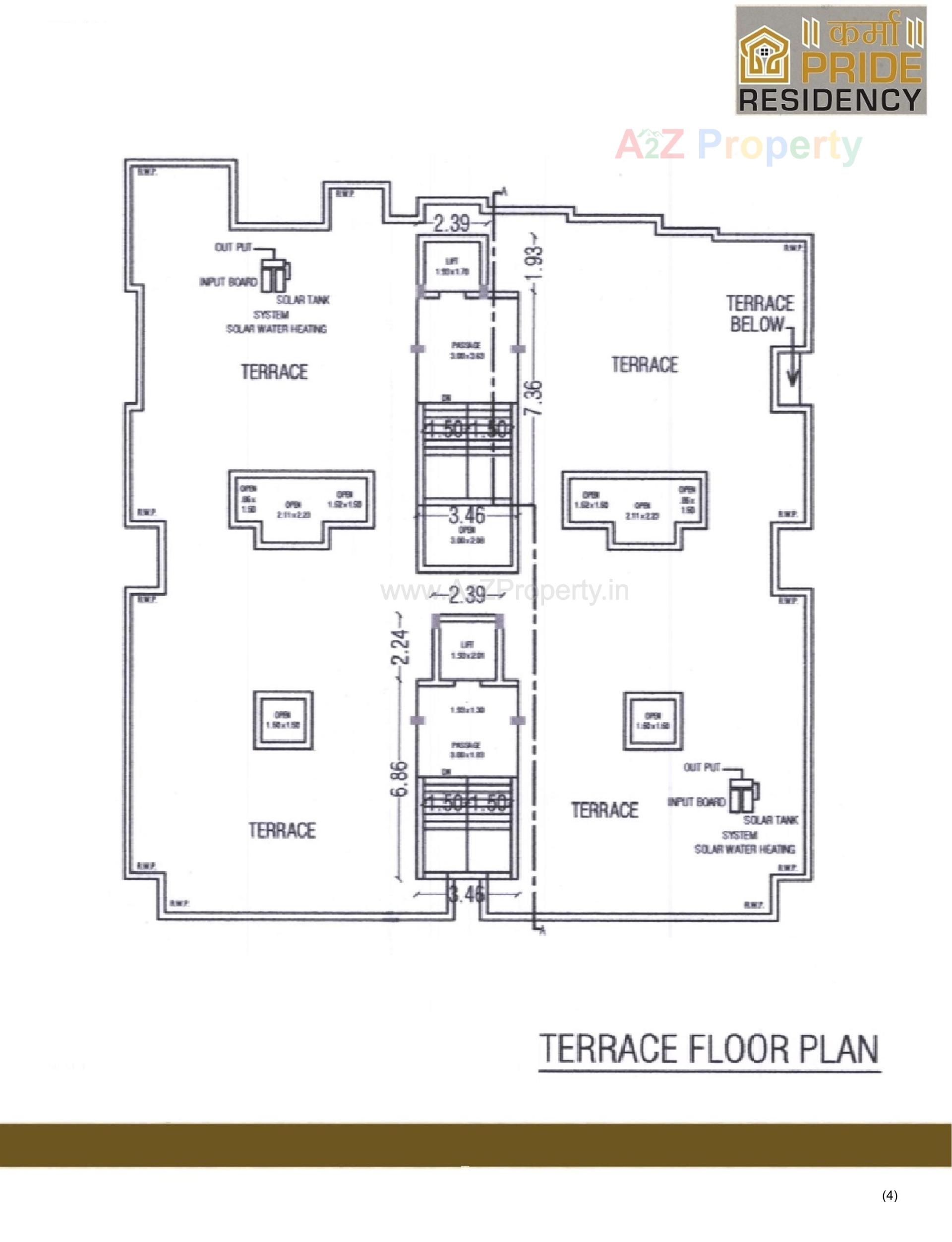 Layout of real estate project Karma Pride Residency located at Rajkot, Rajkot, Gujarat