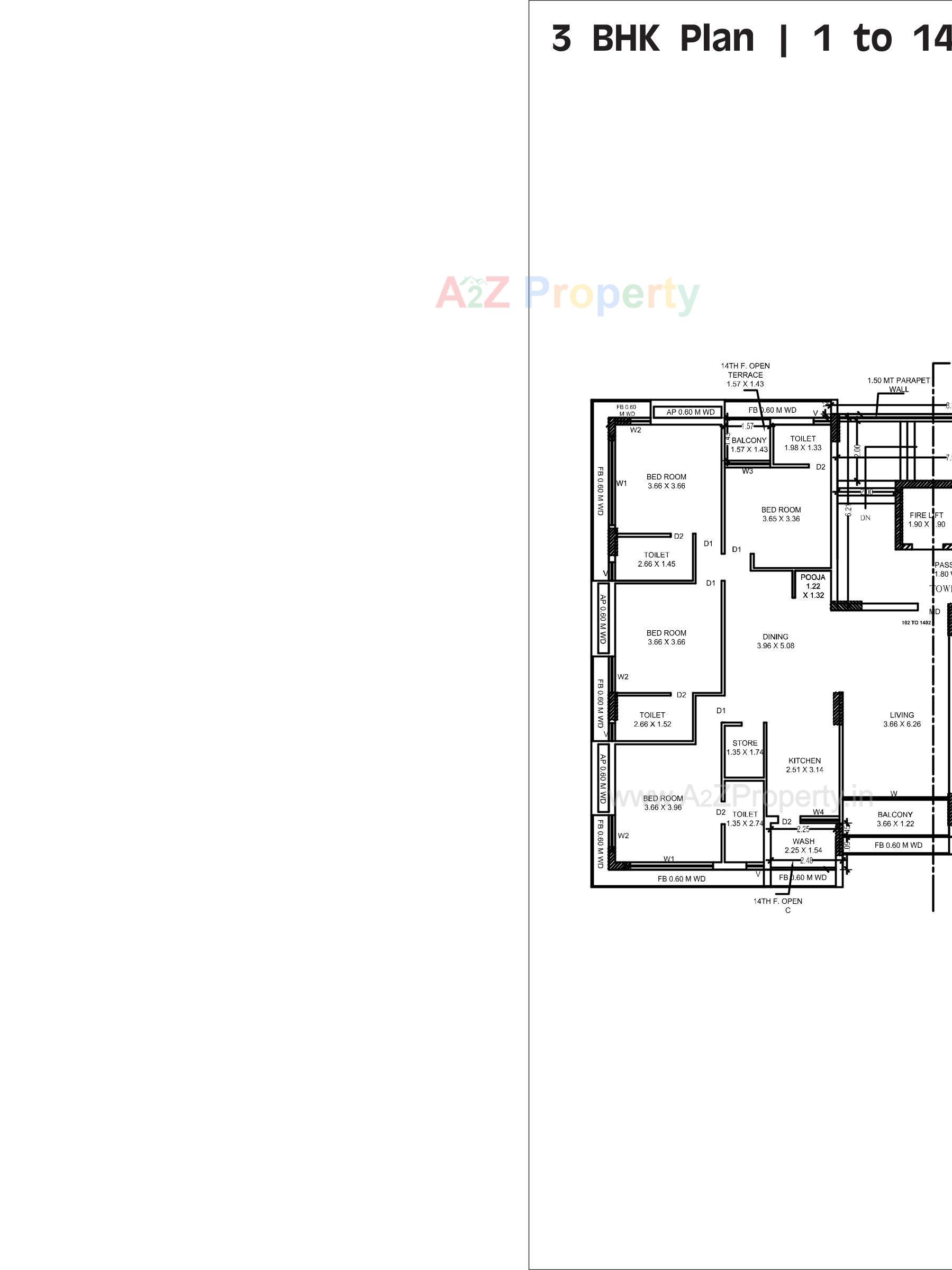 Layout of real estate project Karma Skylife located at Rajkot, Rajkot, Gujarat
