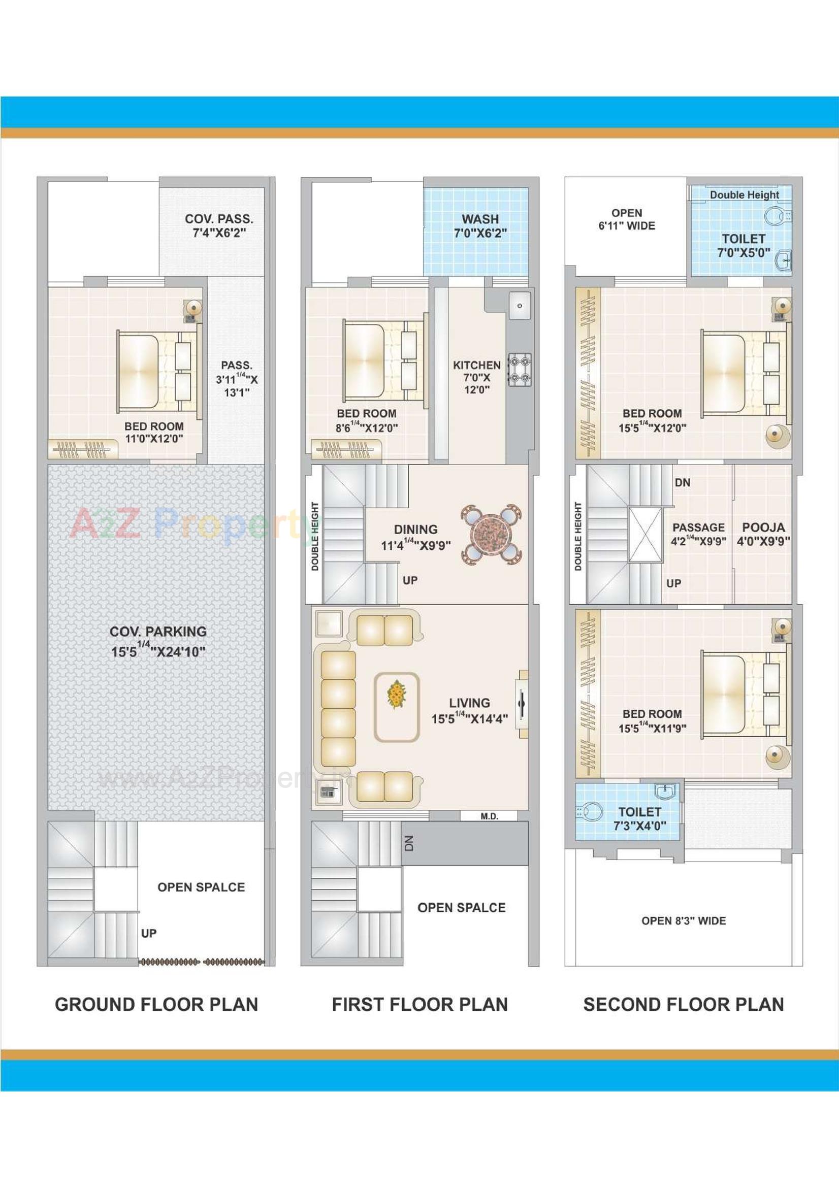 Layout of real estate project Kasturi Residency located at Rajkot, Rajkot, Gujarat