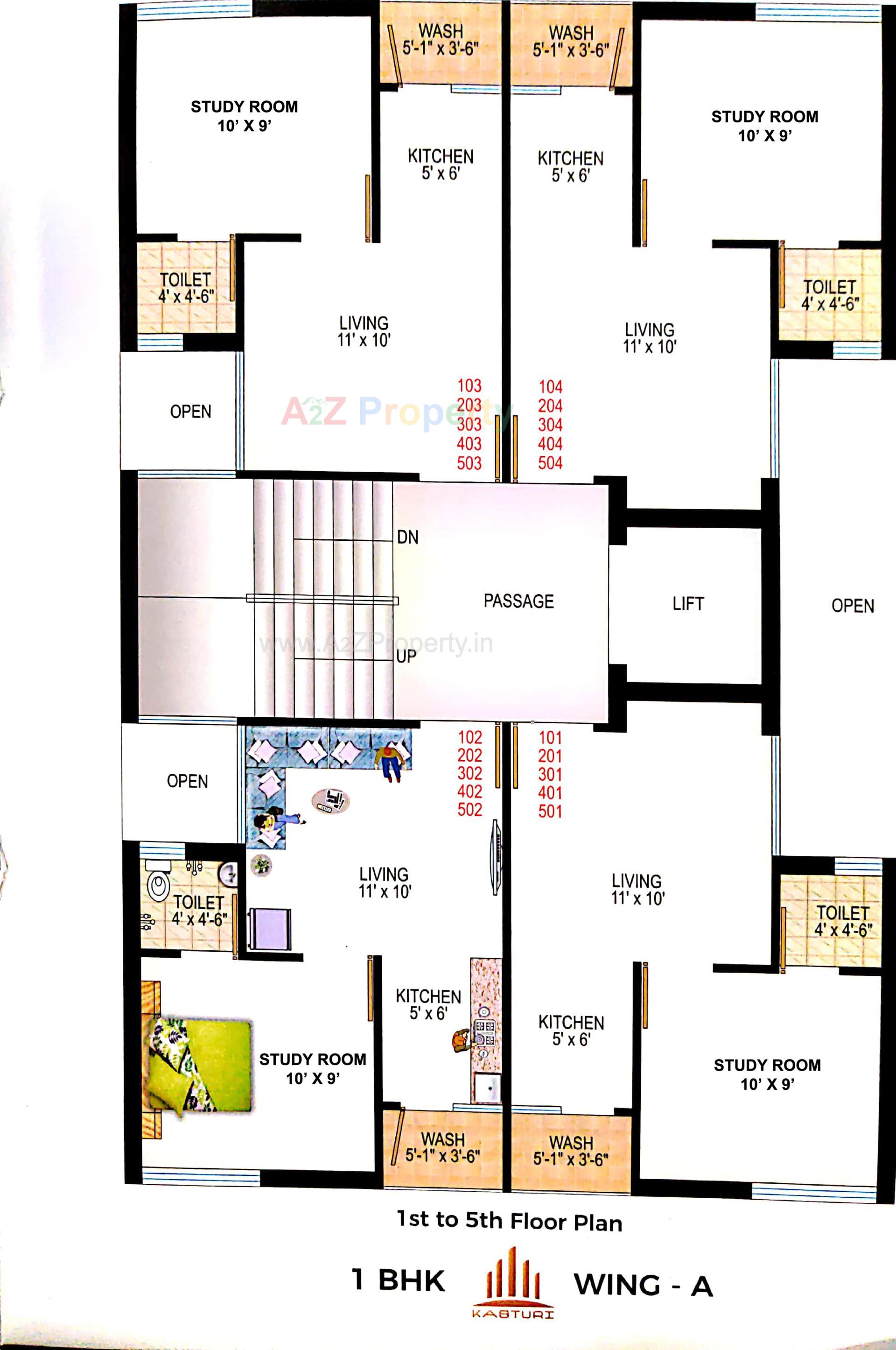Layout of real estate project Kasturi located at Rajkot, Rajkot, Gujarat