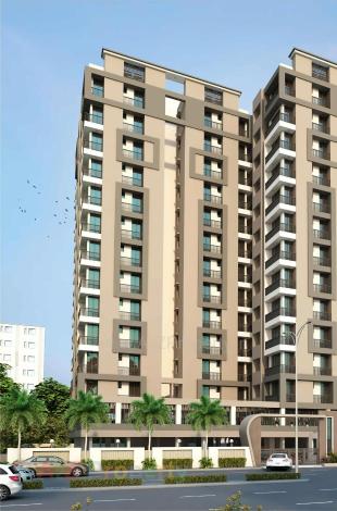 Elevation of real estate project Kasumbi Elegance located at Rajkot, Rajkot, Gujarat