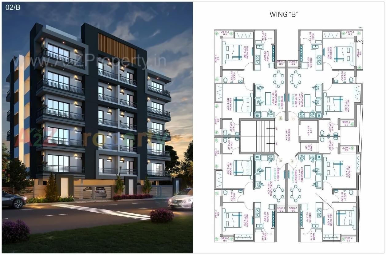 Layout of real estate project Kasumbi located at Rajkot, Rajkot, Gujarat