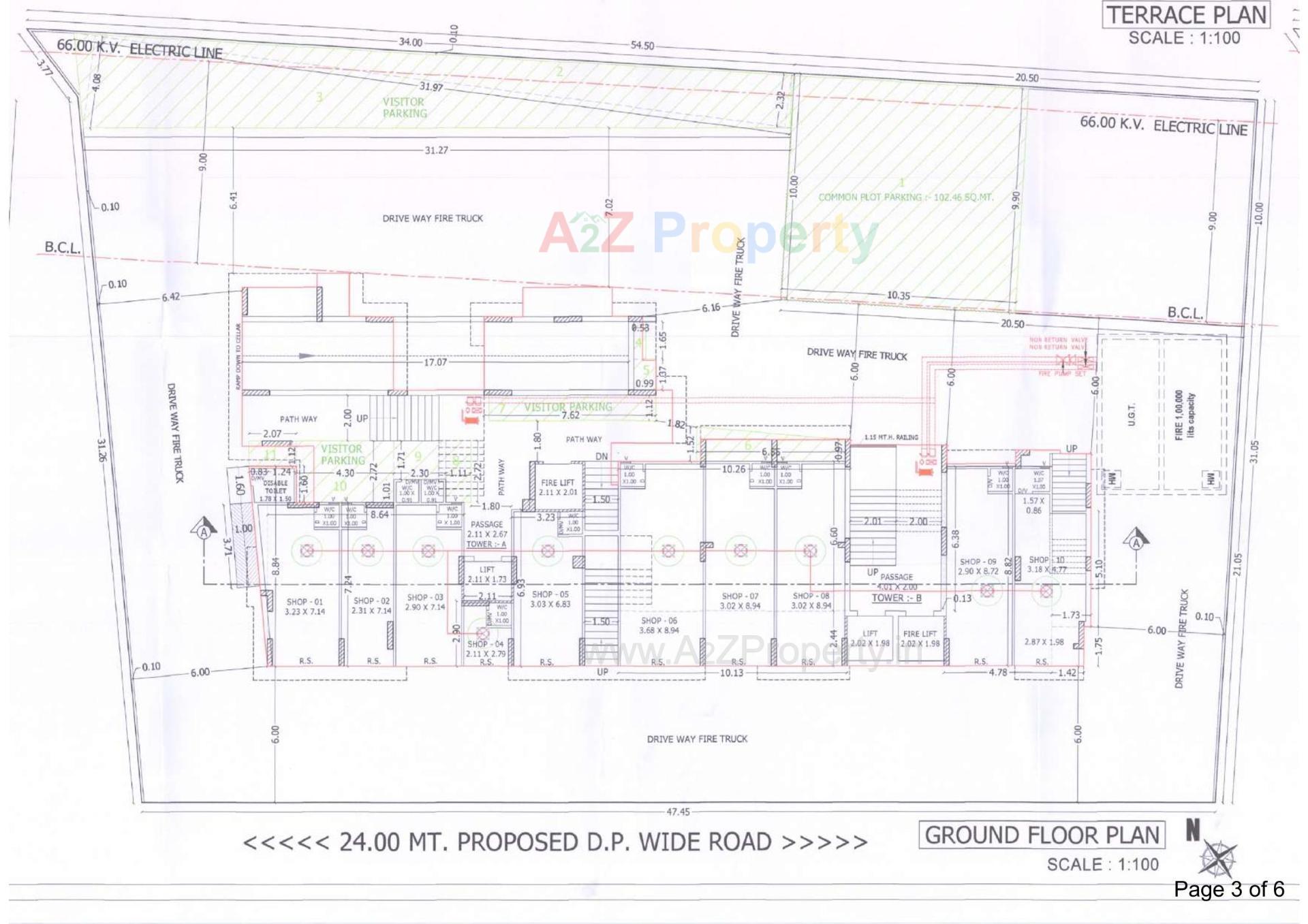 Layout of real estate project Keshav Height located at Kangasiyali, Rajkot, Gujarat