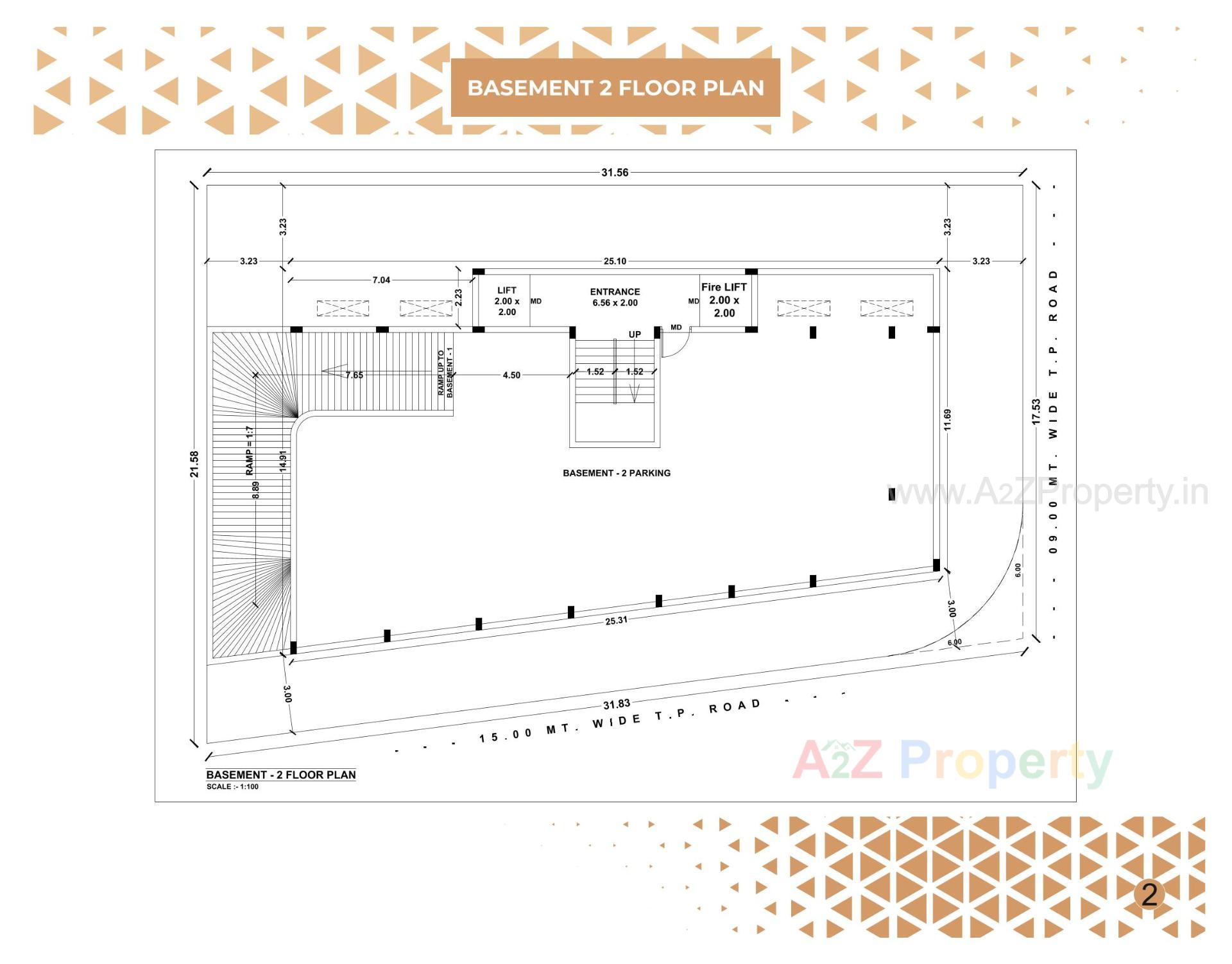 Layout of real estate project King's View located at Rajkot, Rajkot, Gujarat