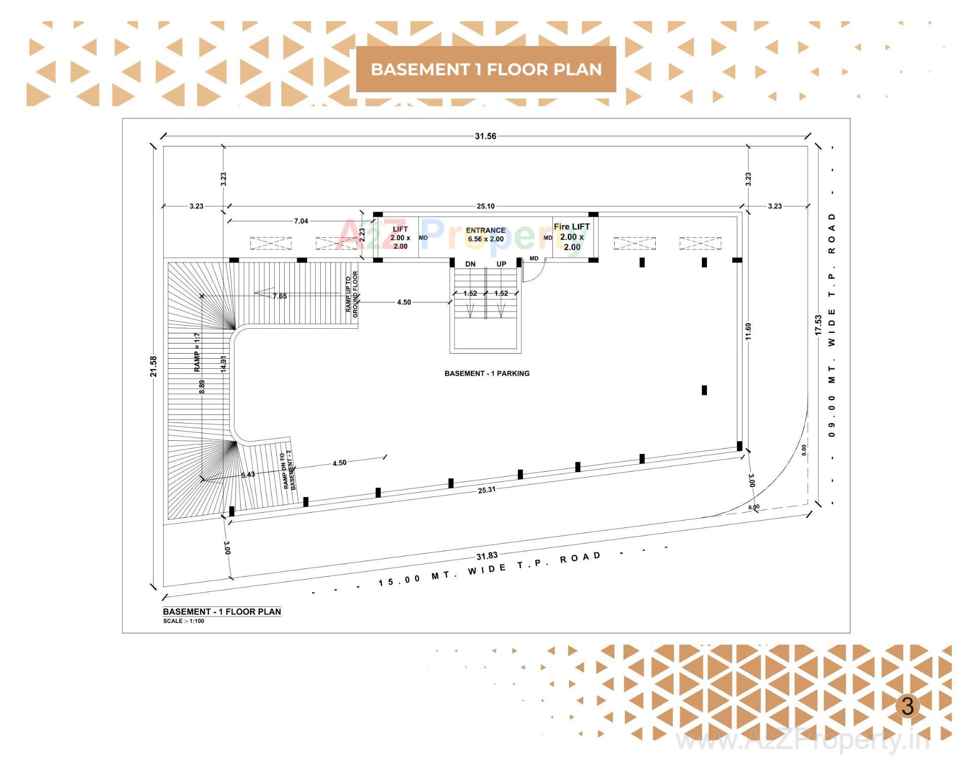 Layout of real estate project King's View located at Rajkot, Rajkot, Gujarat