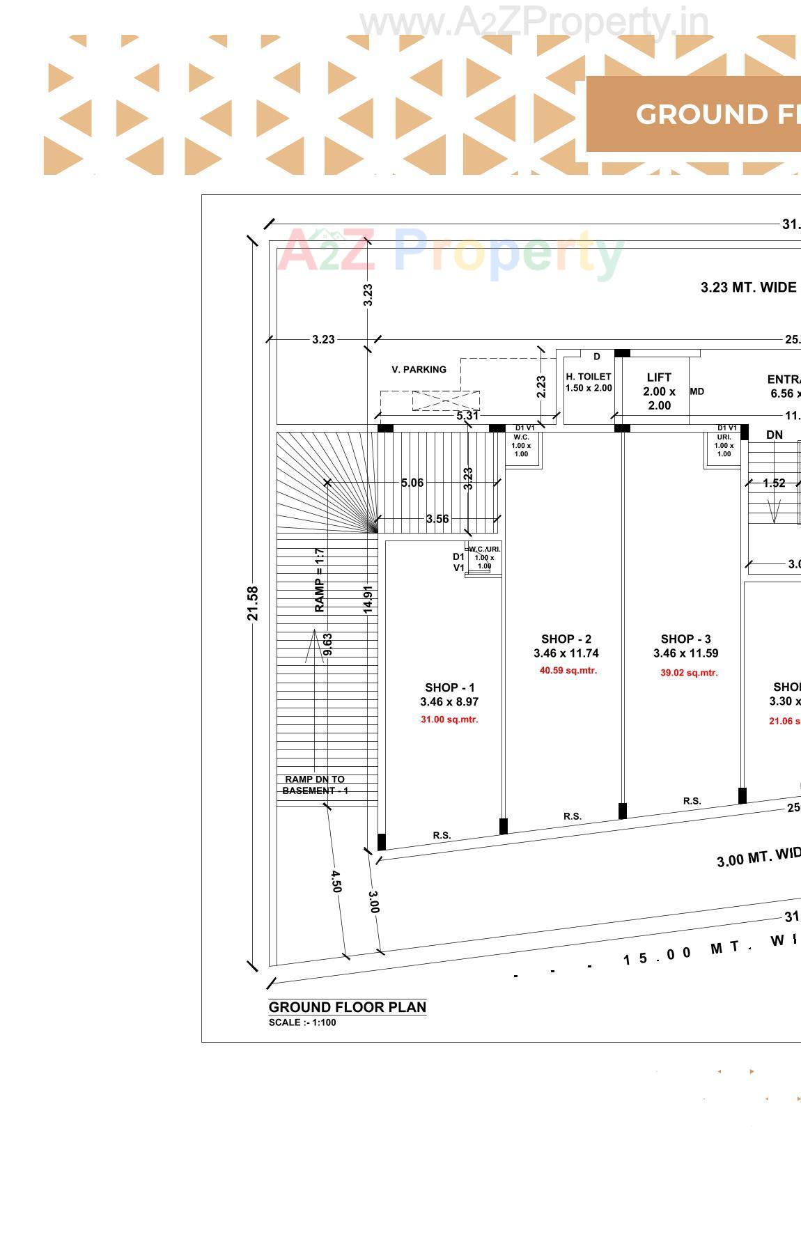 Layout of real estate project King's View located at Rajkot, Rajkot, Gujarat