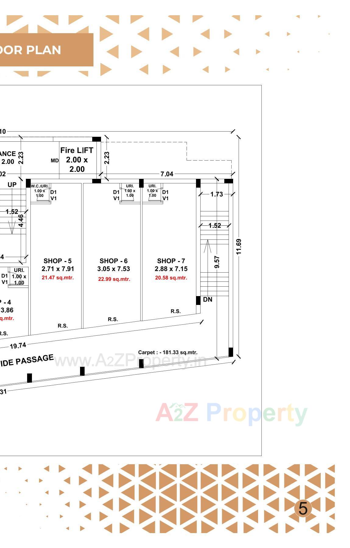 Layout of real estate project King's View located at Rajkot, Rajkot, Gujarat