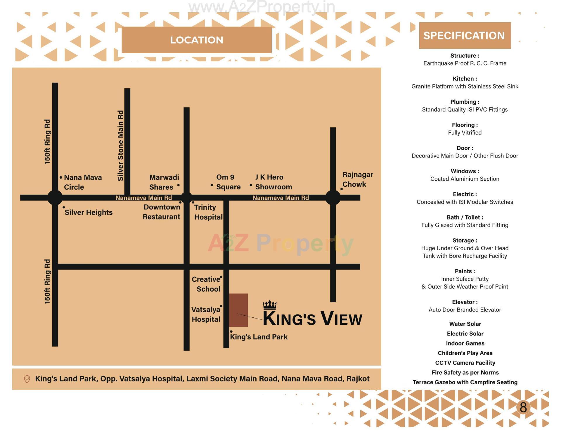  of real estate project King's View located at Rajkot, Rajkot, Gujarat