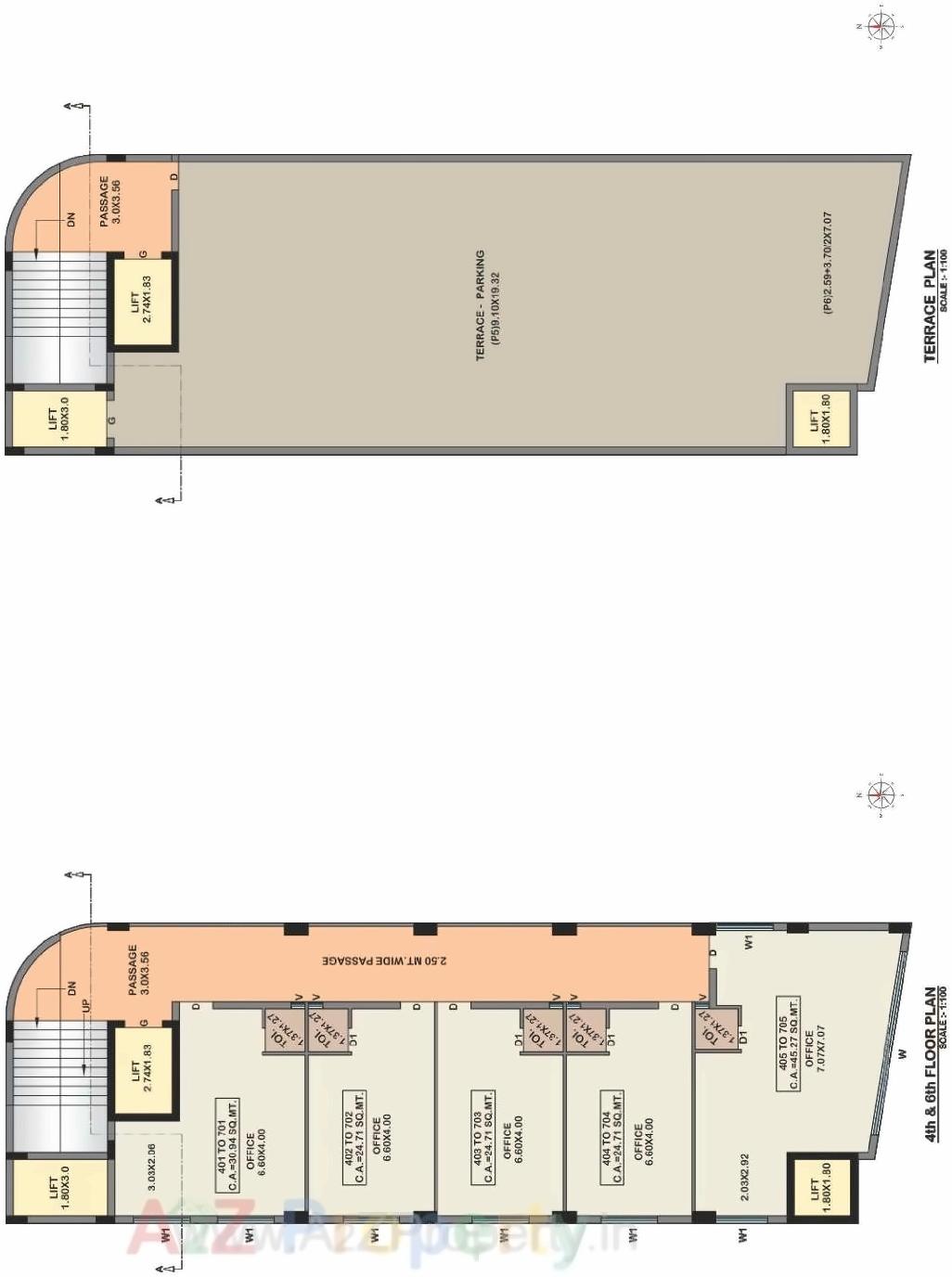 Layout of real estate project Korat Korner located at Rajkot, Rajkot, Gujarat