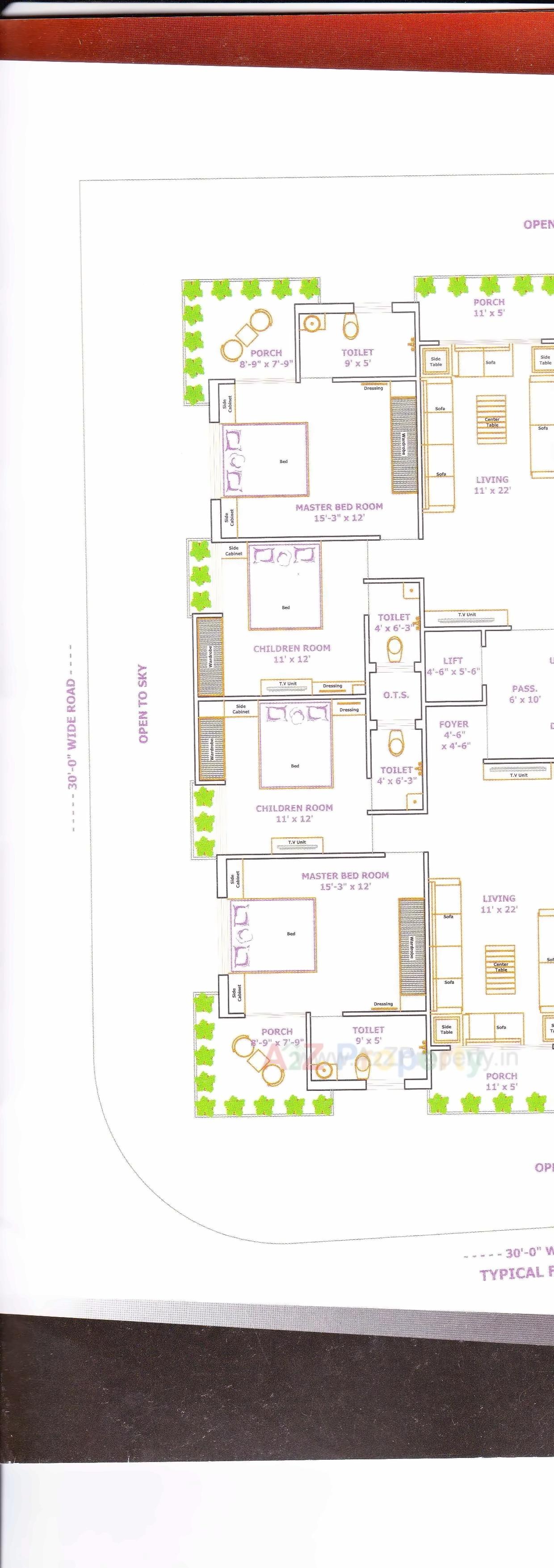 Layout of real estate project Krishana Park located at Rajkot, Rajkot, Gujarat