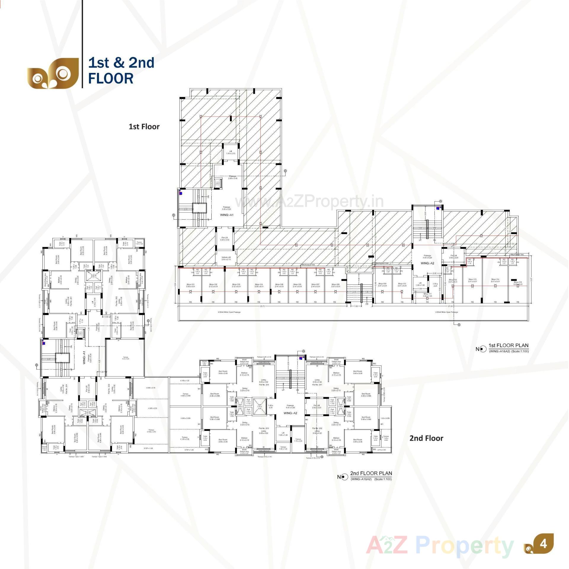 Layout of real estate project Krishna Bhoomi located at Vavdi, Rajkot, Gujarat