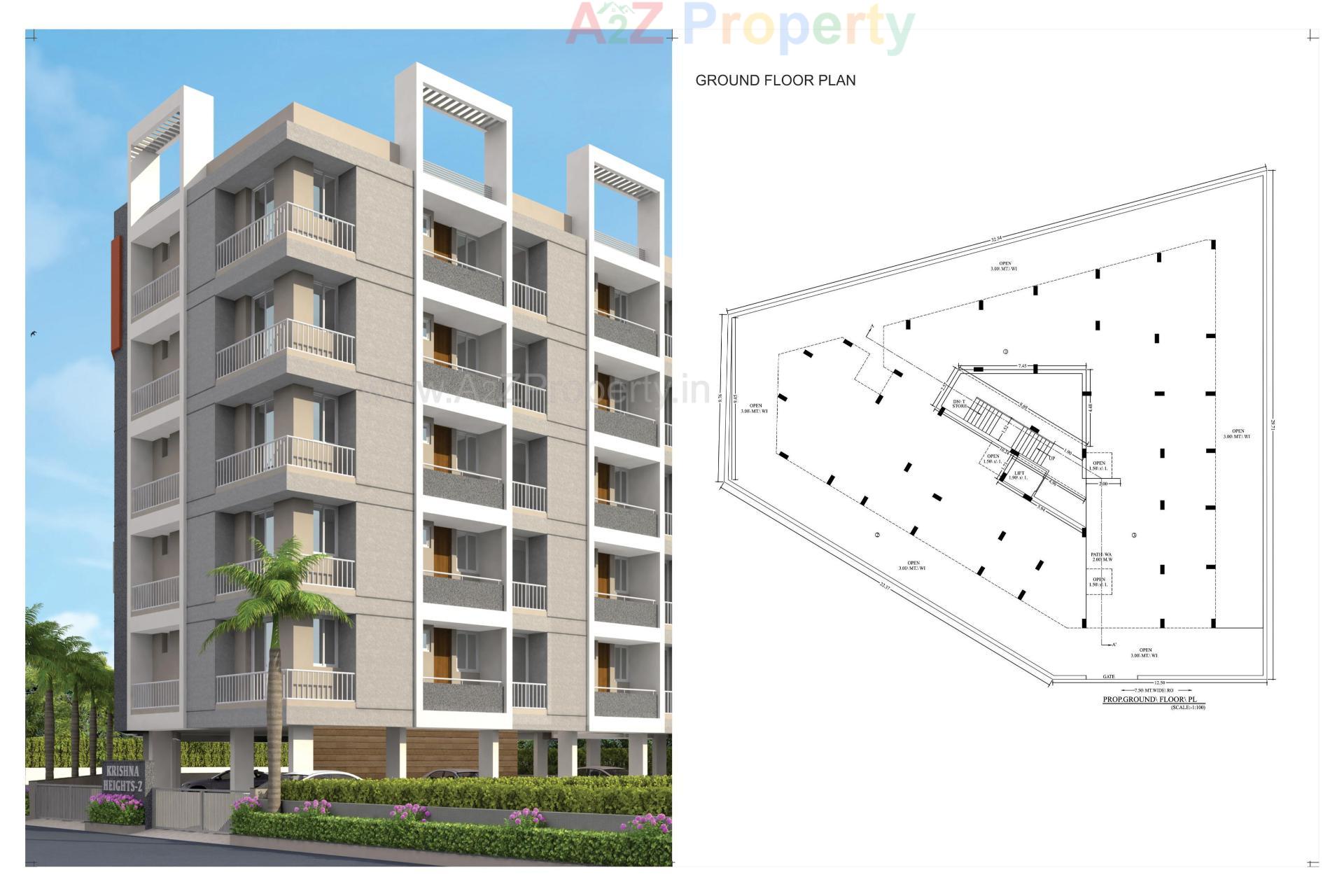  of real estate project Krishna Heights located at Rajkot, Rajkot, Gujarat