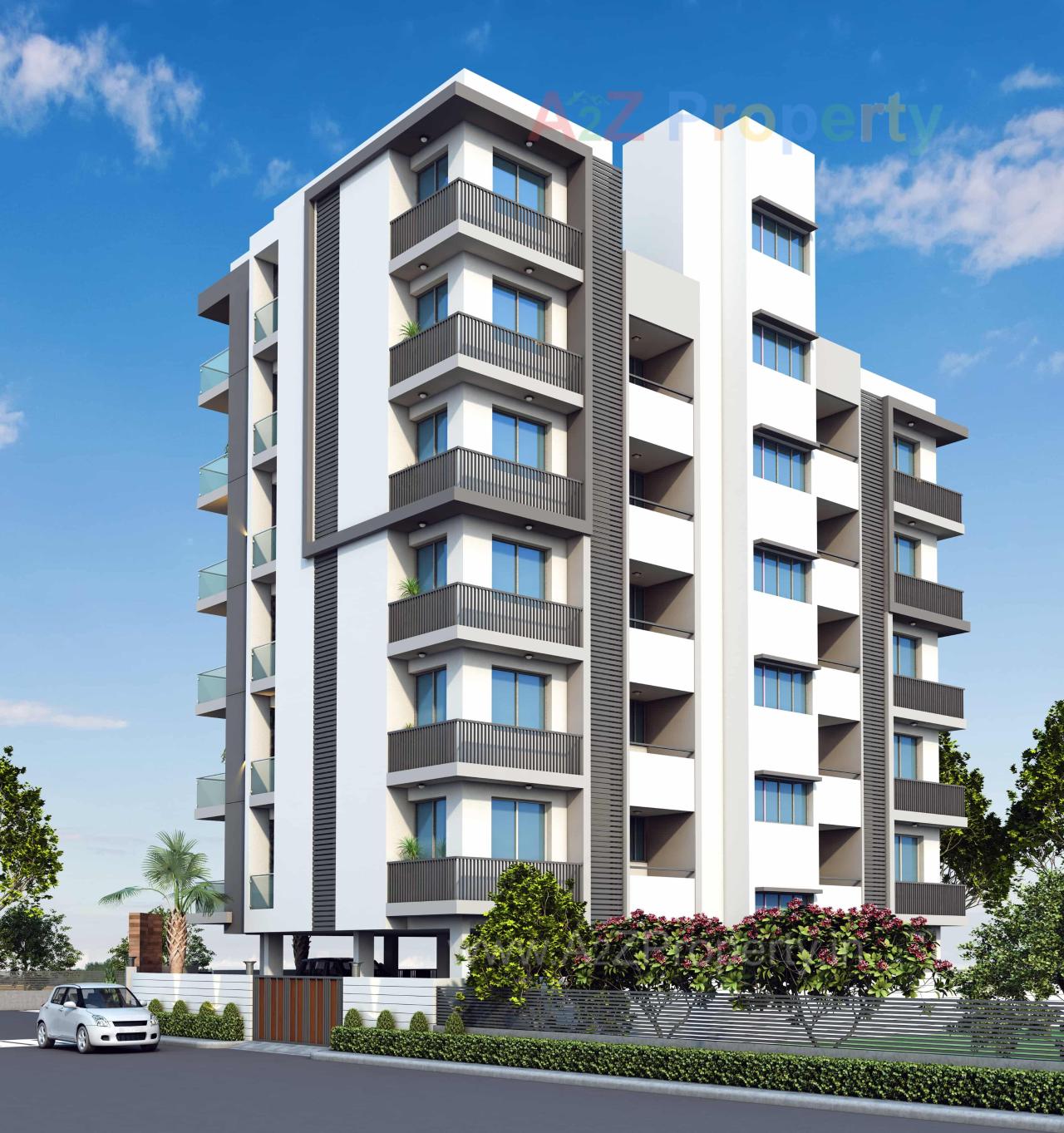 76930_const of real estate project Landmark View located at Nana-mava, Rajkot, Gujarat