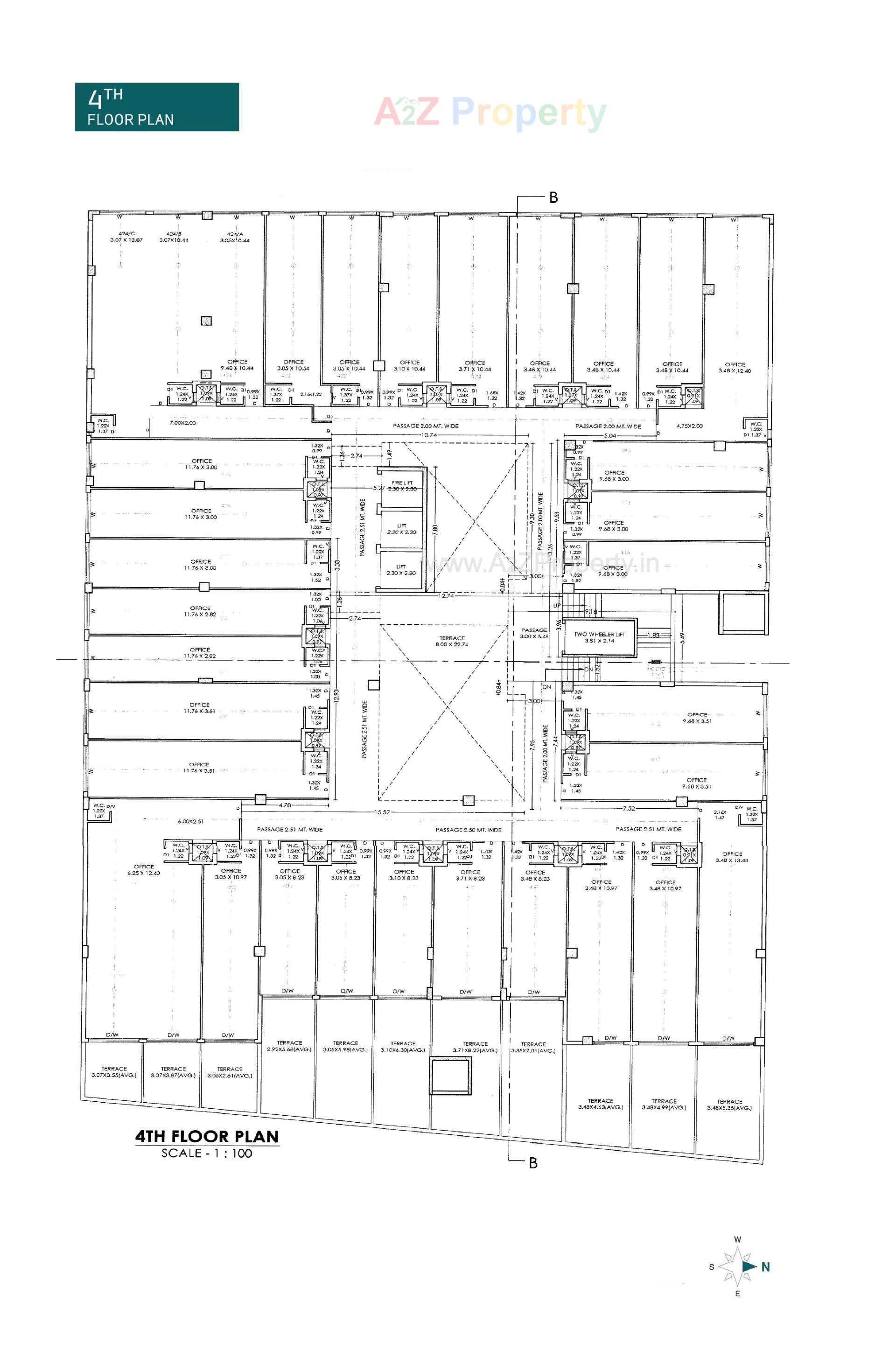 Layout of real estate project Level located at Nana Mava, Rajkot, Gujarat