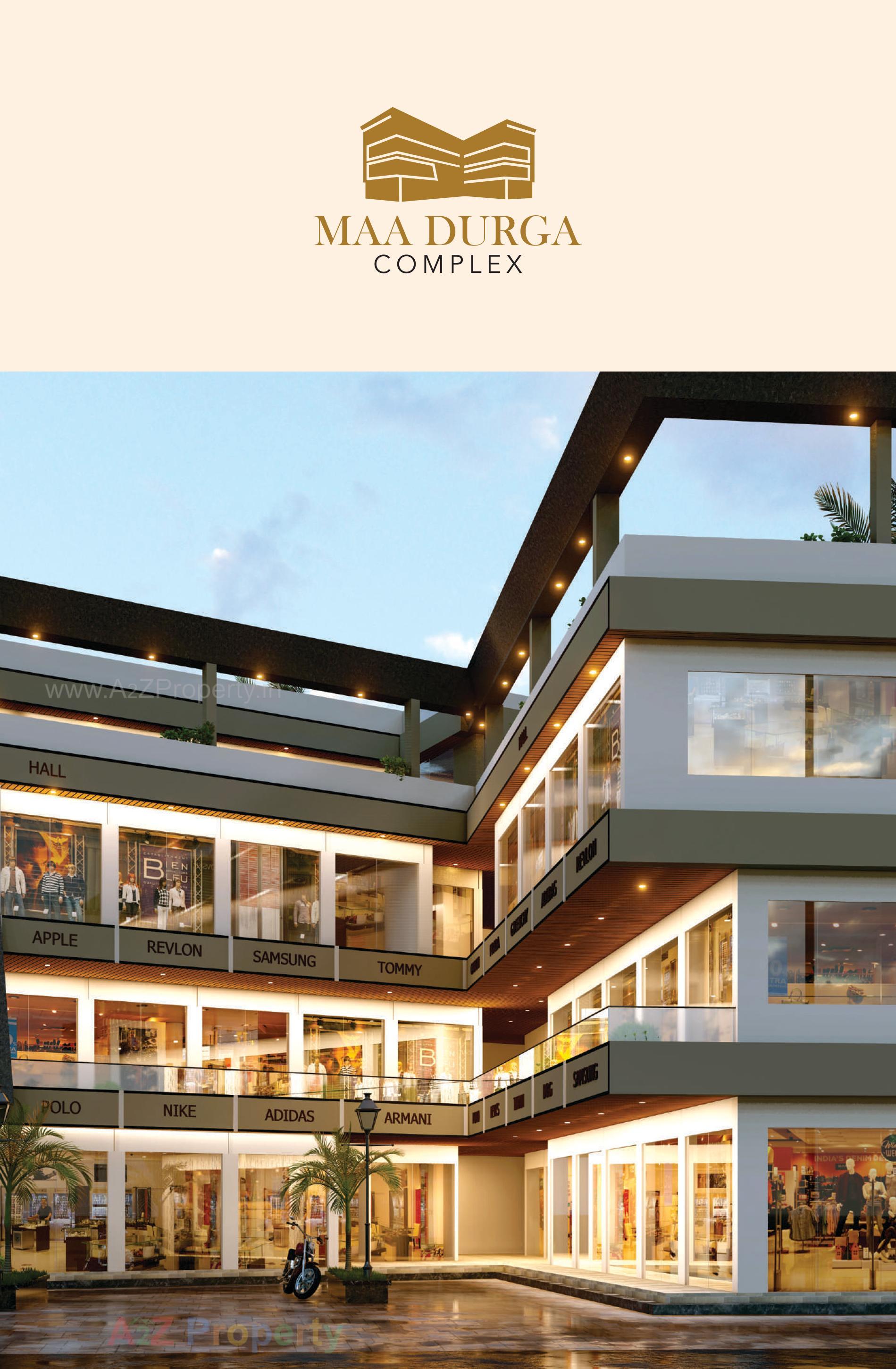 3D Elevation of real estate project Maa Durga Complex located at Rajkot, Rajkot, Gujarat