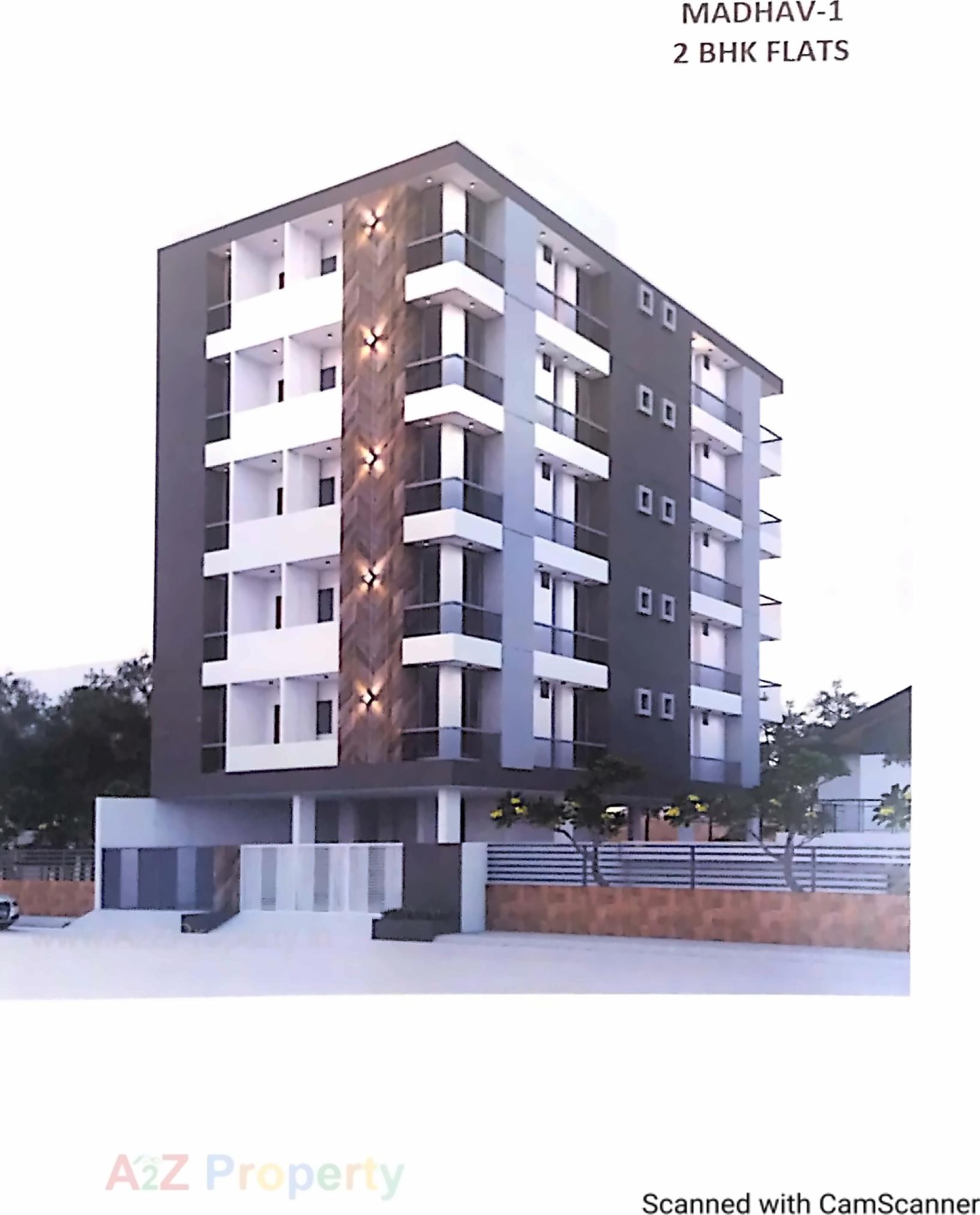 3D Elevation of real estate project Madhav located at Ghanteshwar, Rajkot, Gujarat