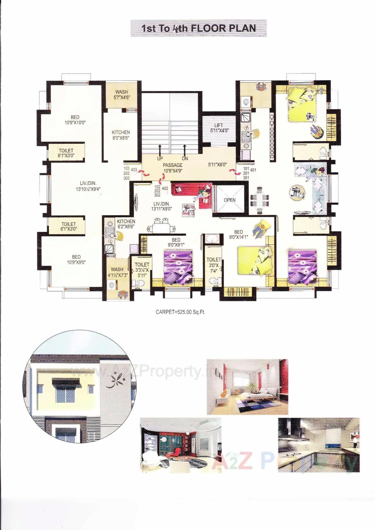 Layout of real estate project Madhav located at Madhapar, Rajkot, Gujarat