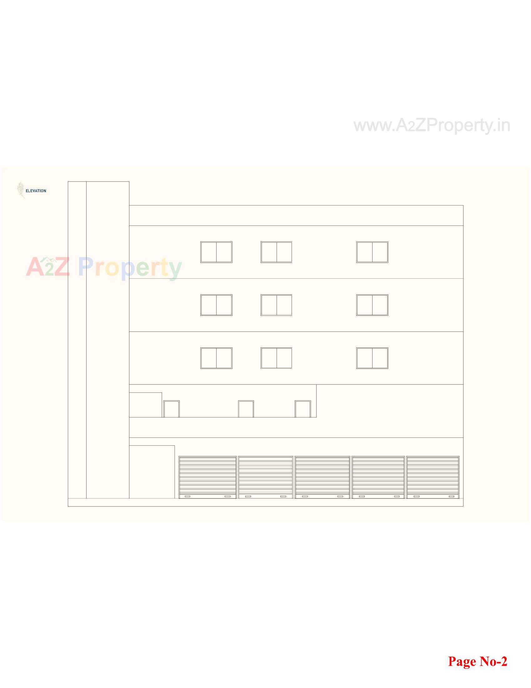 Layout of real estate project Madhav Arcade located at Rajkot, Rajkot, Gujarat