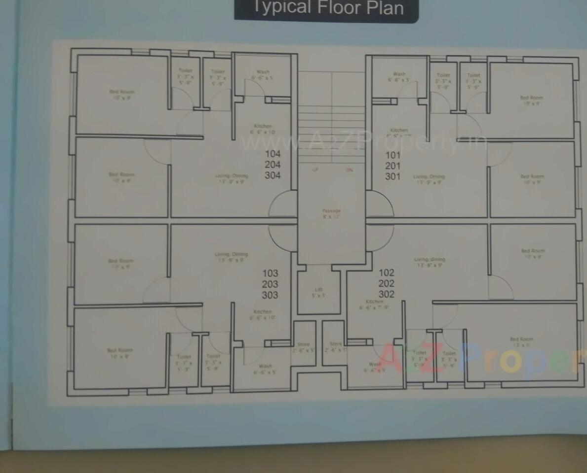Layout of real estate project Madhav located at Madhapar, Rajkot, Gujarat