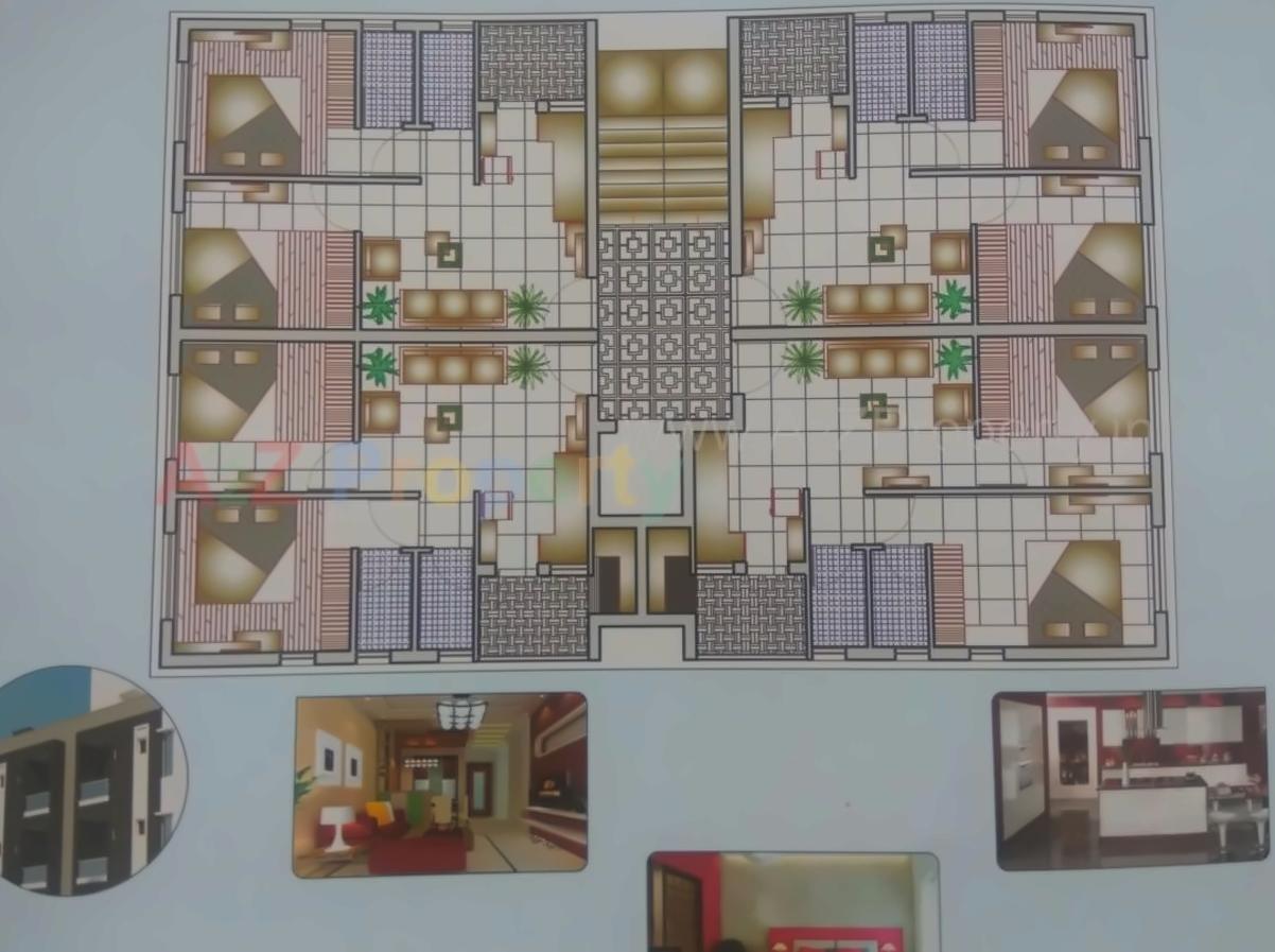 Layout of real estate project Madhav located at Madhapar, Rajkot, Gujarat