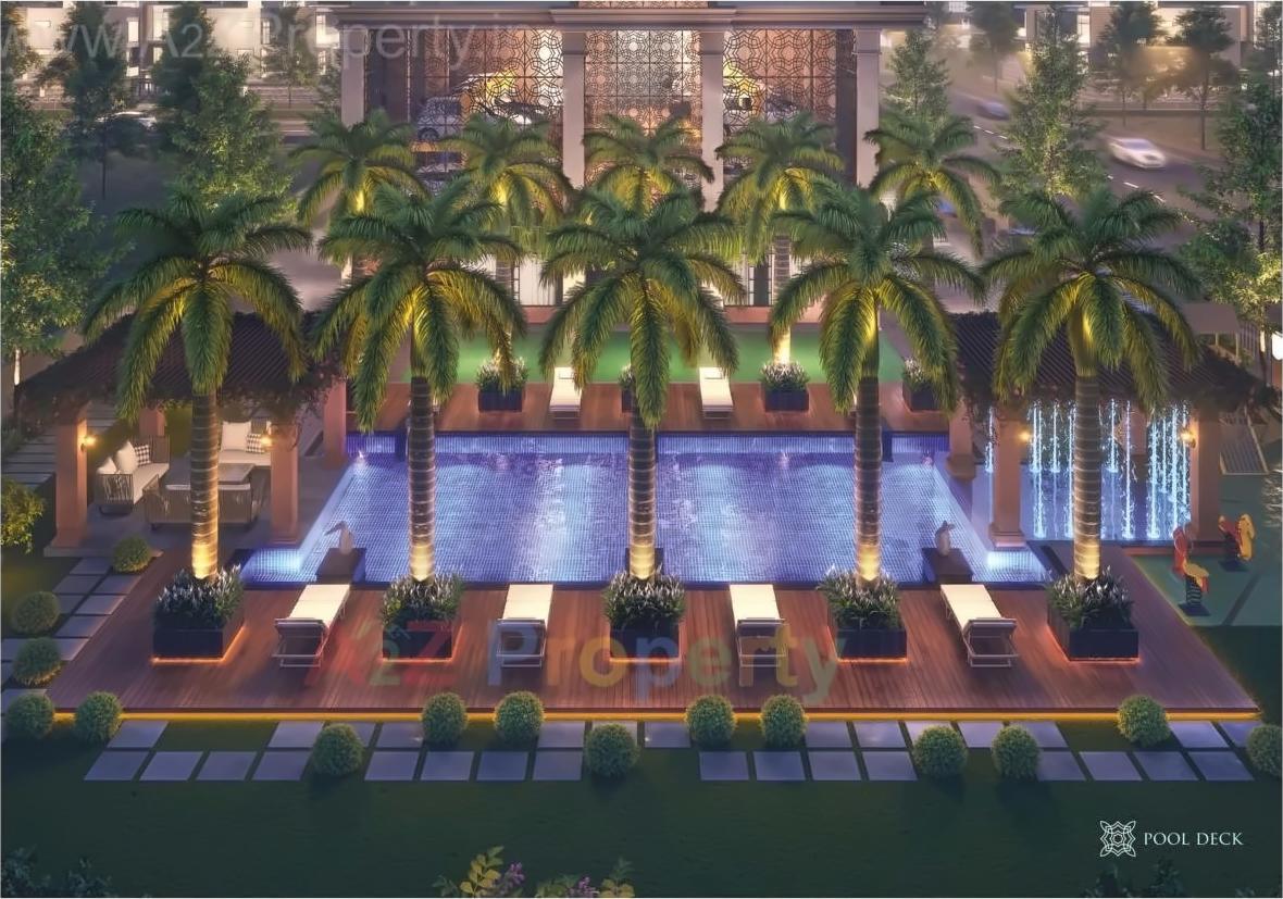 3D Elevation of real estate project Madhav Mahal located at Vajdi, Rajkot, Gujarat