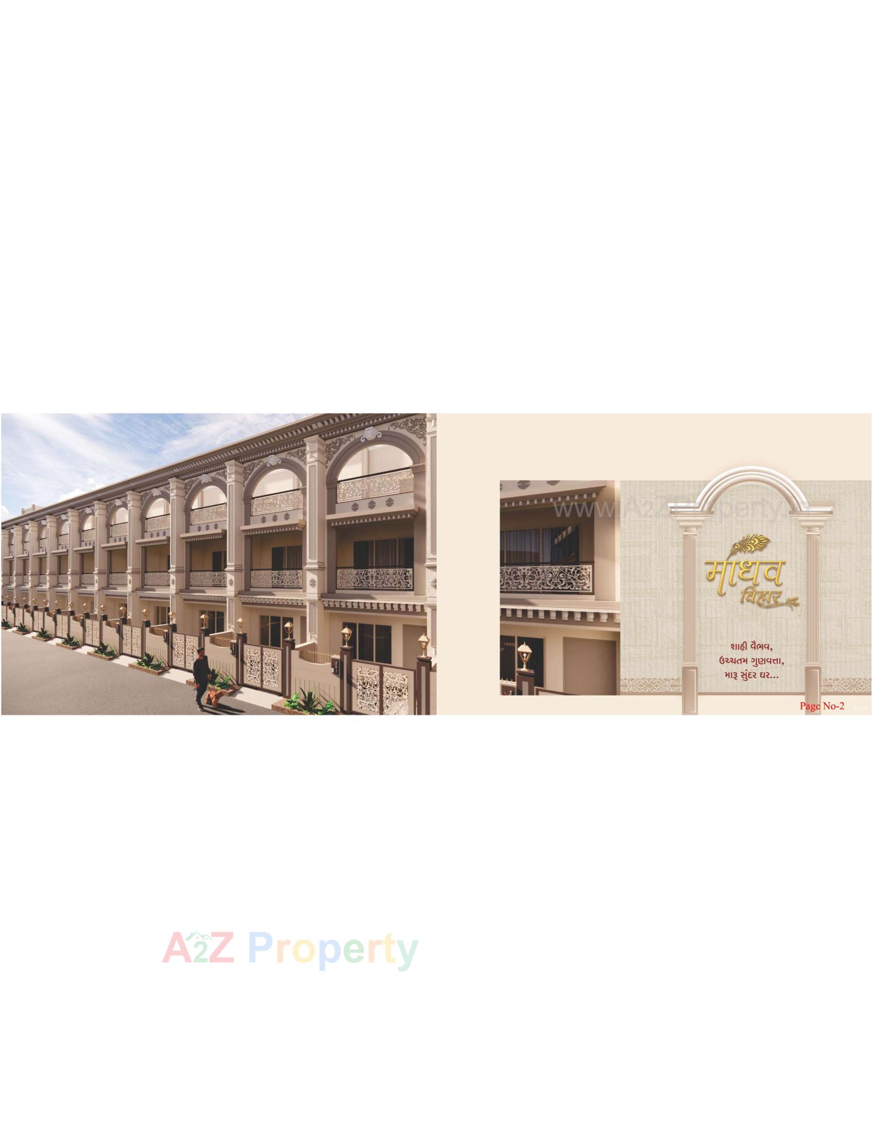 Layout of real estate project Madhav Vihar located at Rajkot, Rajkot, Gujarat