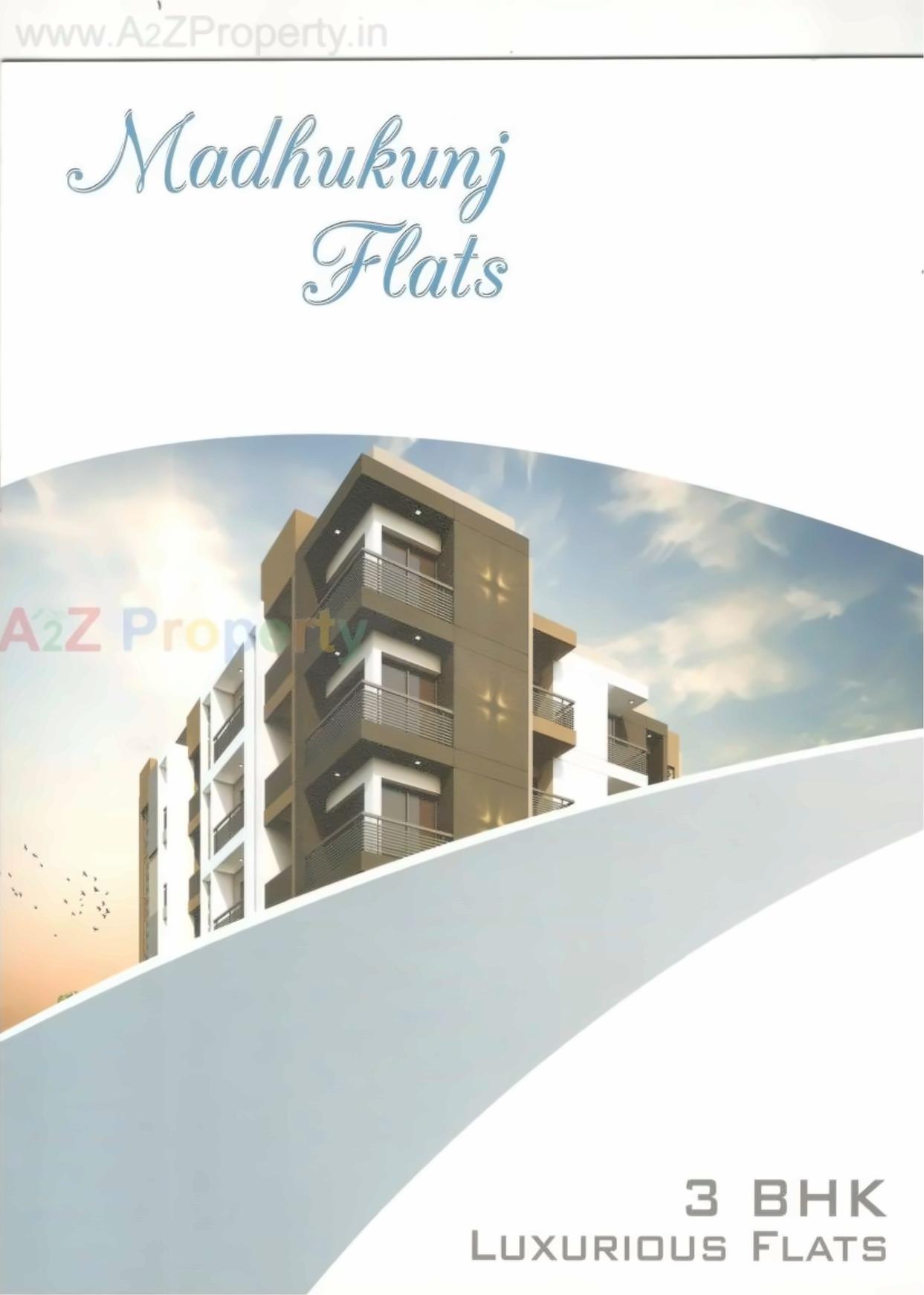 3D Elevation of real estate project Madhukunj Flats located at Munjka, Rajkot, Gujarat