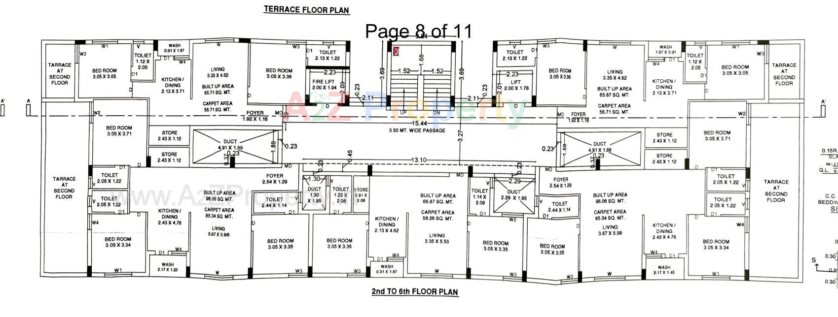 Layout of real estate project Madhuvan Heights located at Rajkot, Rajkot, Gujarat