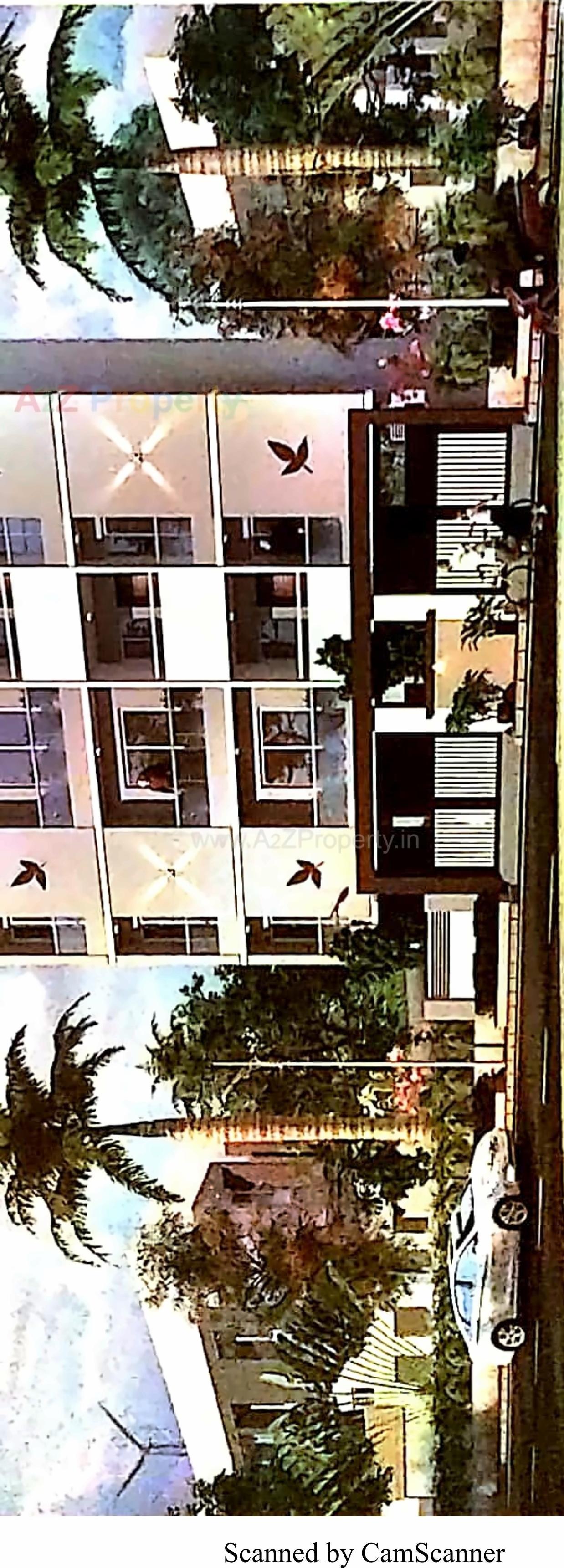 3D Elevation of real estate project Madhvam Heights located at Raiya, Rajkot, Gujarat