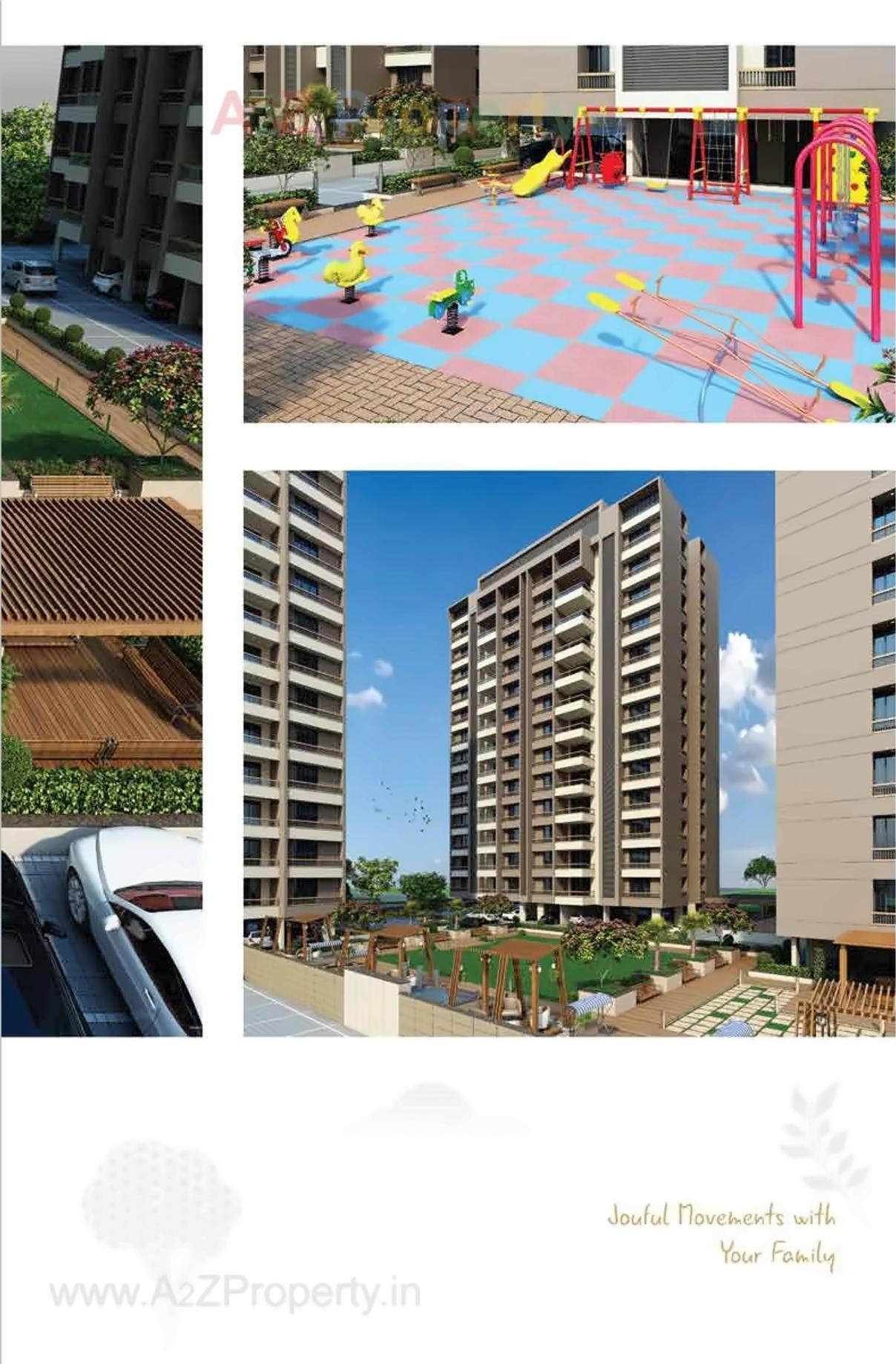 3D Elevation of real estate project Malabar Hills located at Munjka, Rajkot, Gujarat