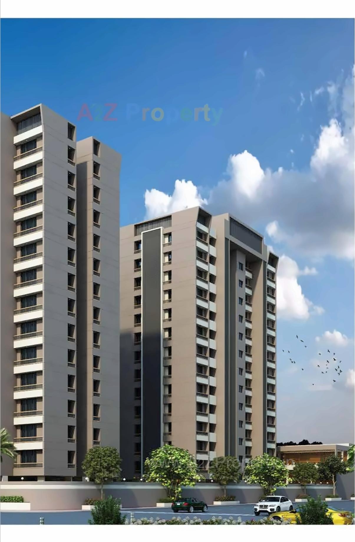 3D Elevation of real estate project Malabar Hills located at Munjka, Rajkot, Gujarat