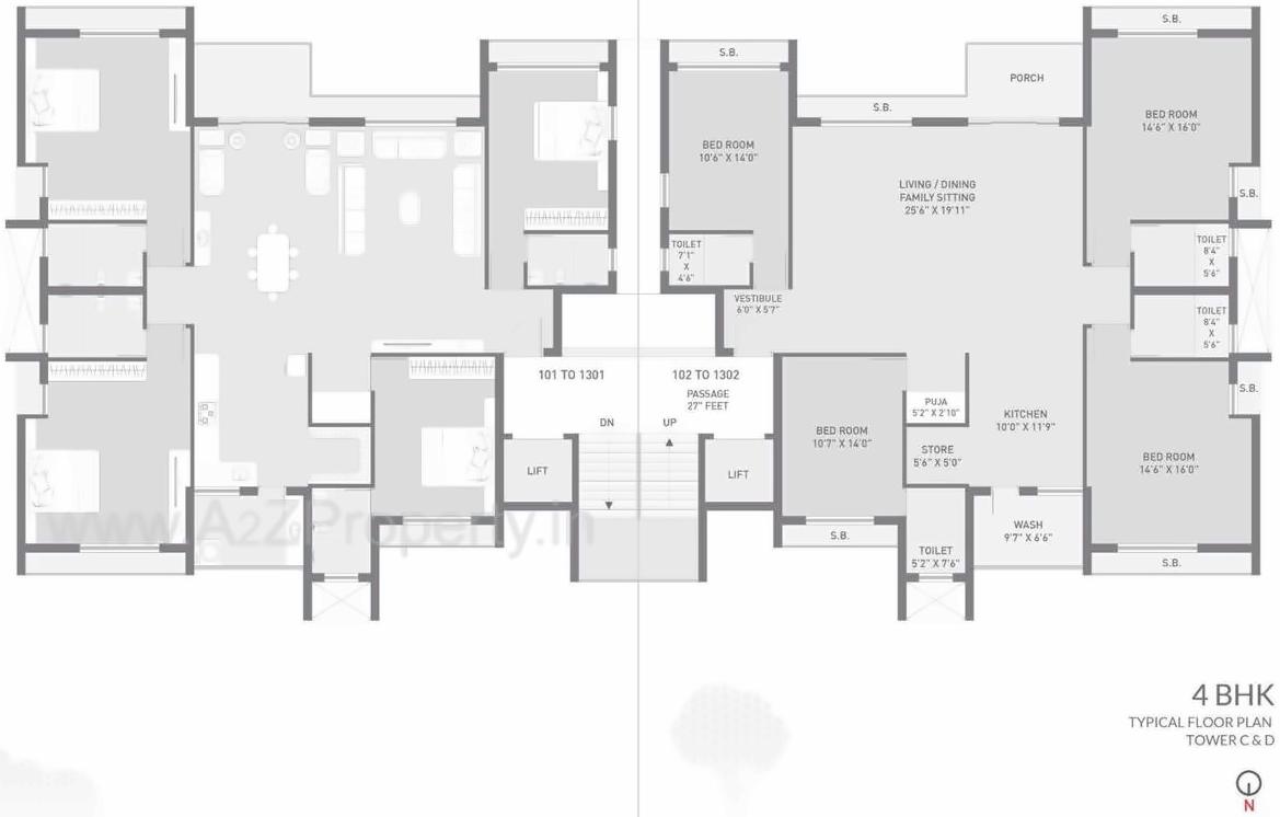 Layout of real estate project Malabar Hills located at Munjka, Rajkot, Gujarat