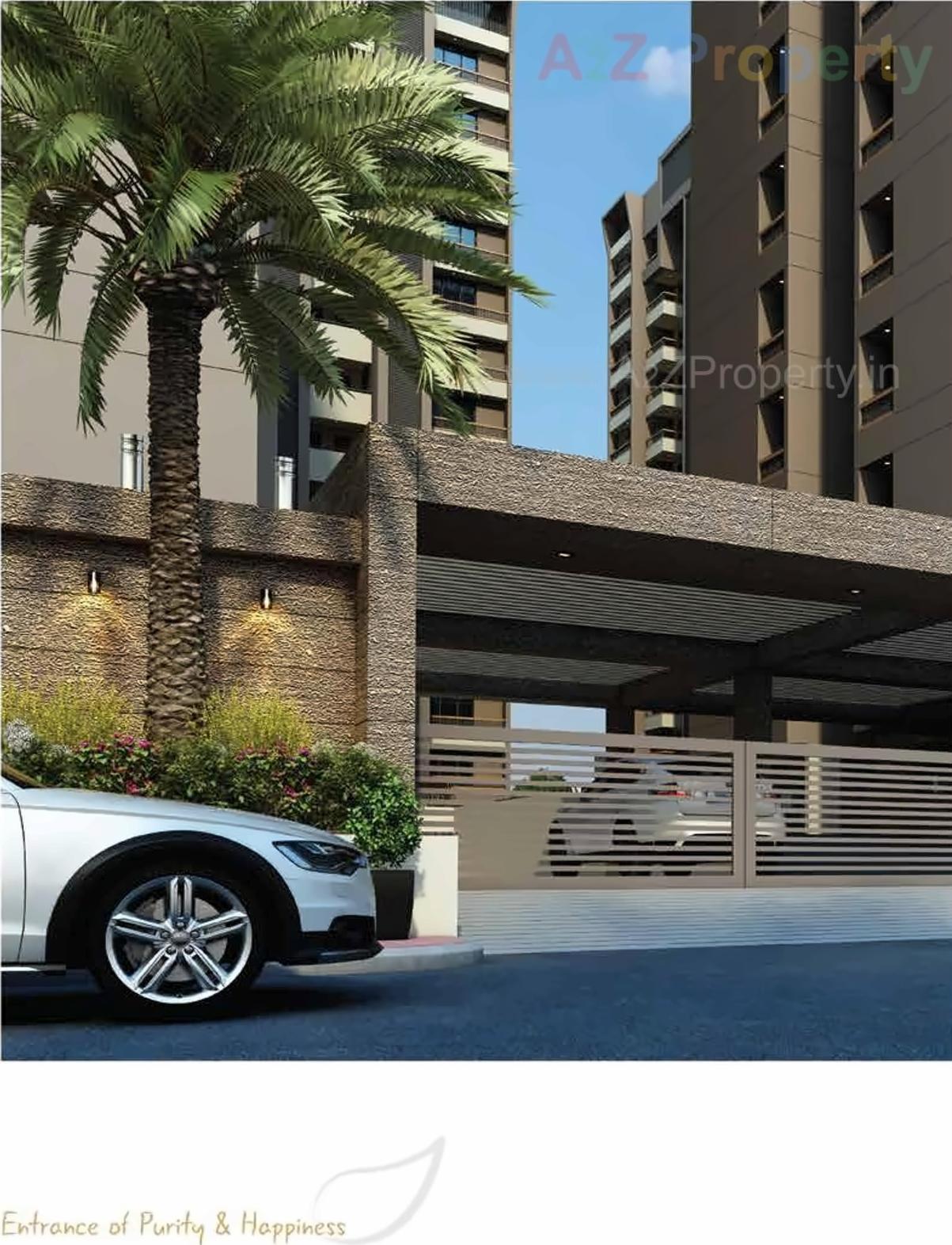 3D Elevation of real estate project Malabar Hills located at Munjka, Rajkot, Gujarat