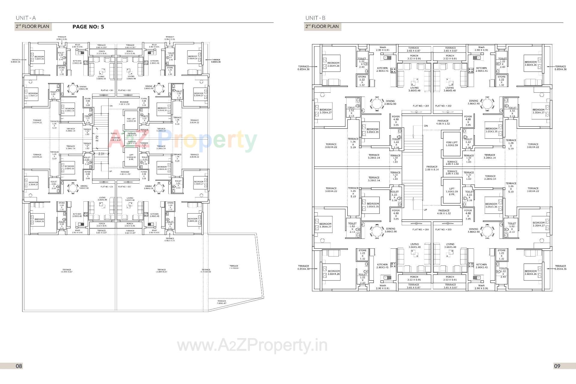 Layout of real estate project Malabar West located at Mavdi, Rajkot, Gujarat