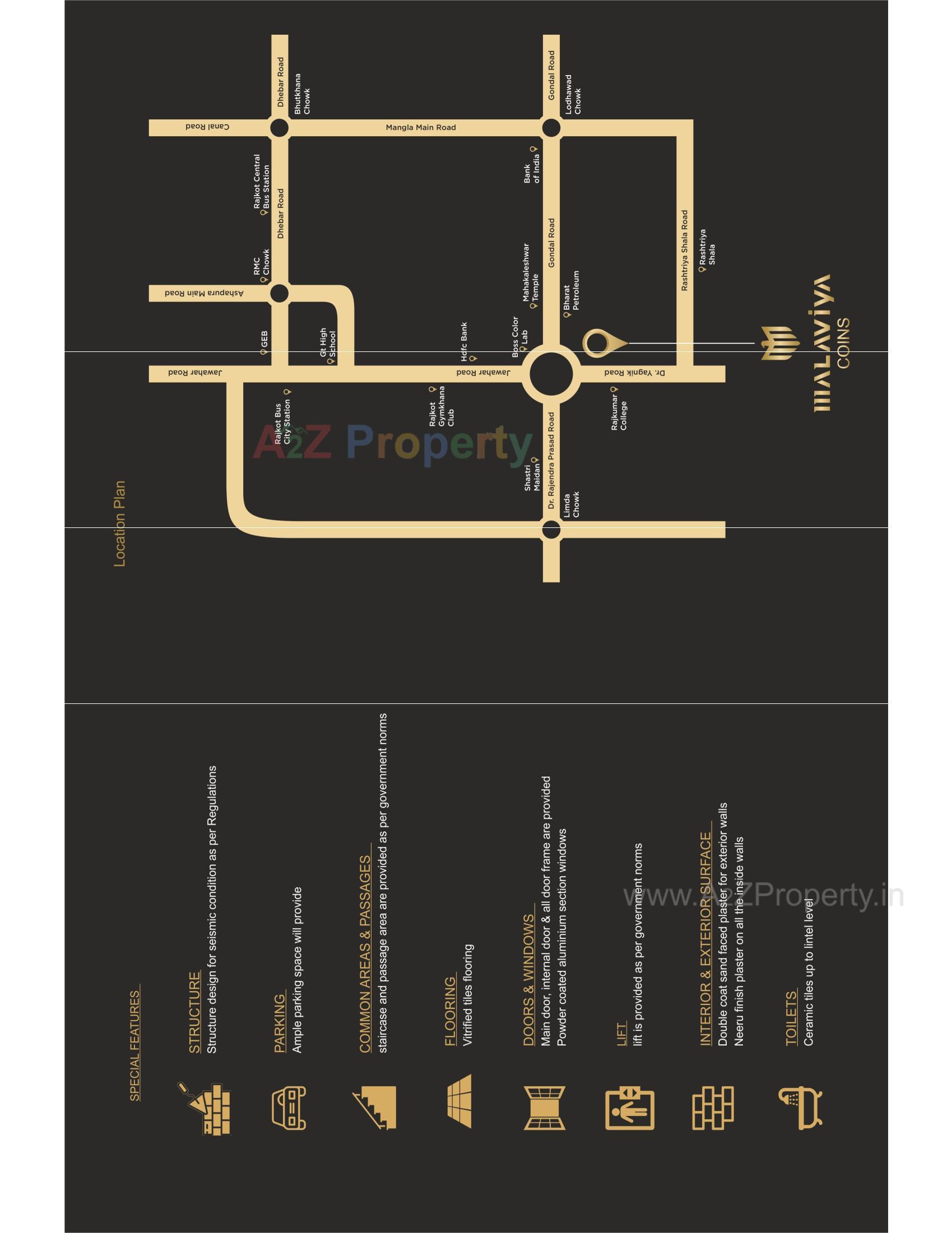  of real estate project Malaviya Coins located at Rajkot, Rajkot, Gujarat