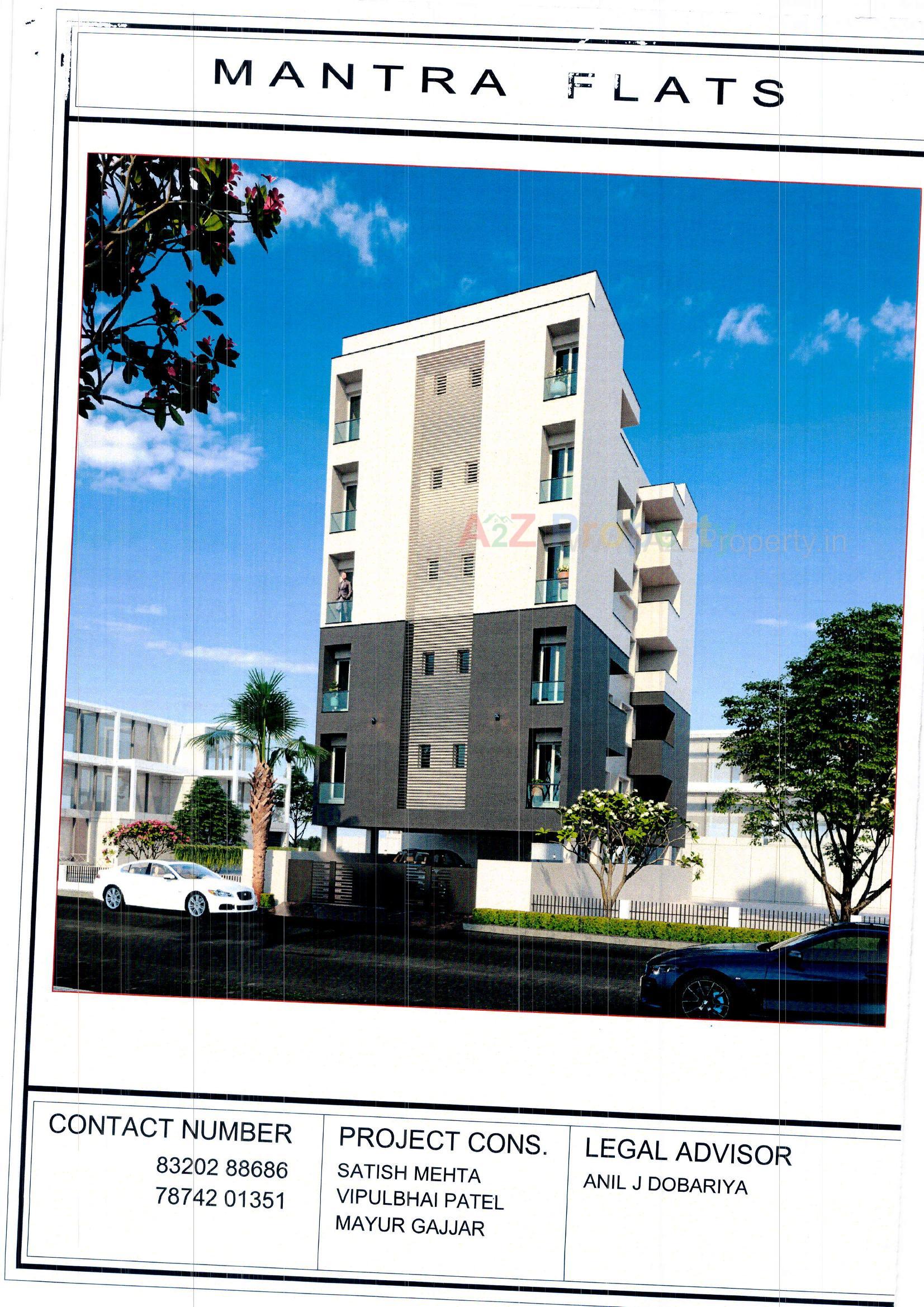3D Elevation of real estate project Mantra Flats located at Rajkot, Rajkot, Gujarat