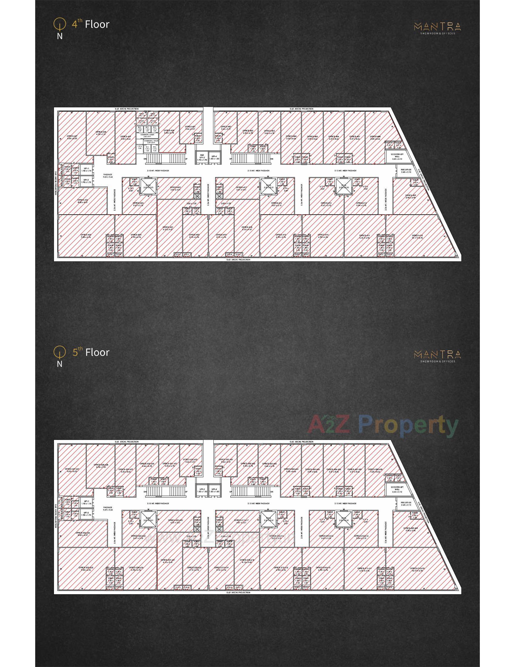 Layout of real estate project Mantra located at Nanamava, Rajkot, Gujarat