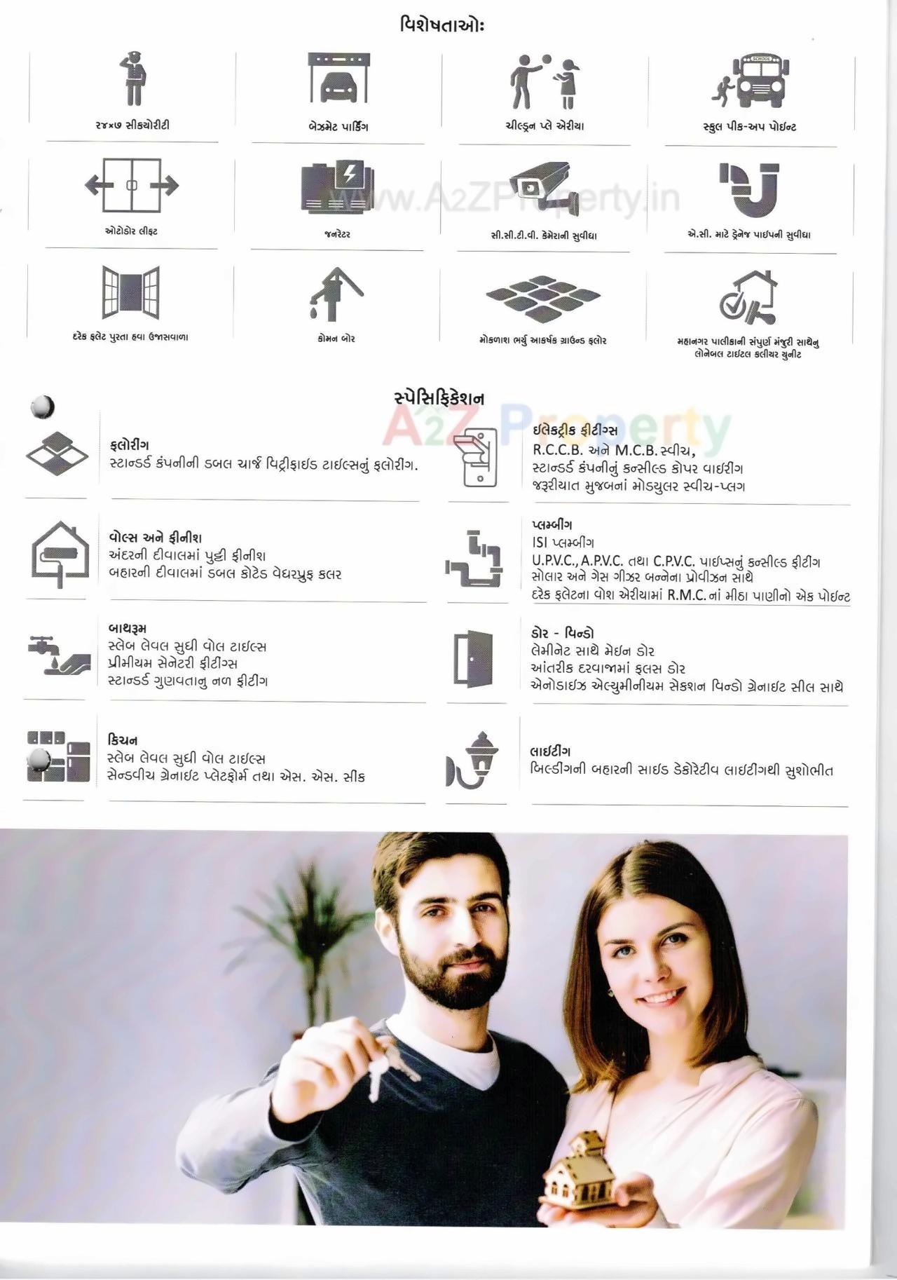  of real estate project Maruti Parisar located at Mavdi, Rajkot, Gujarat