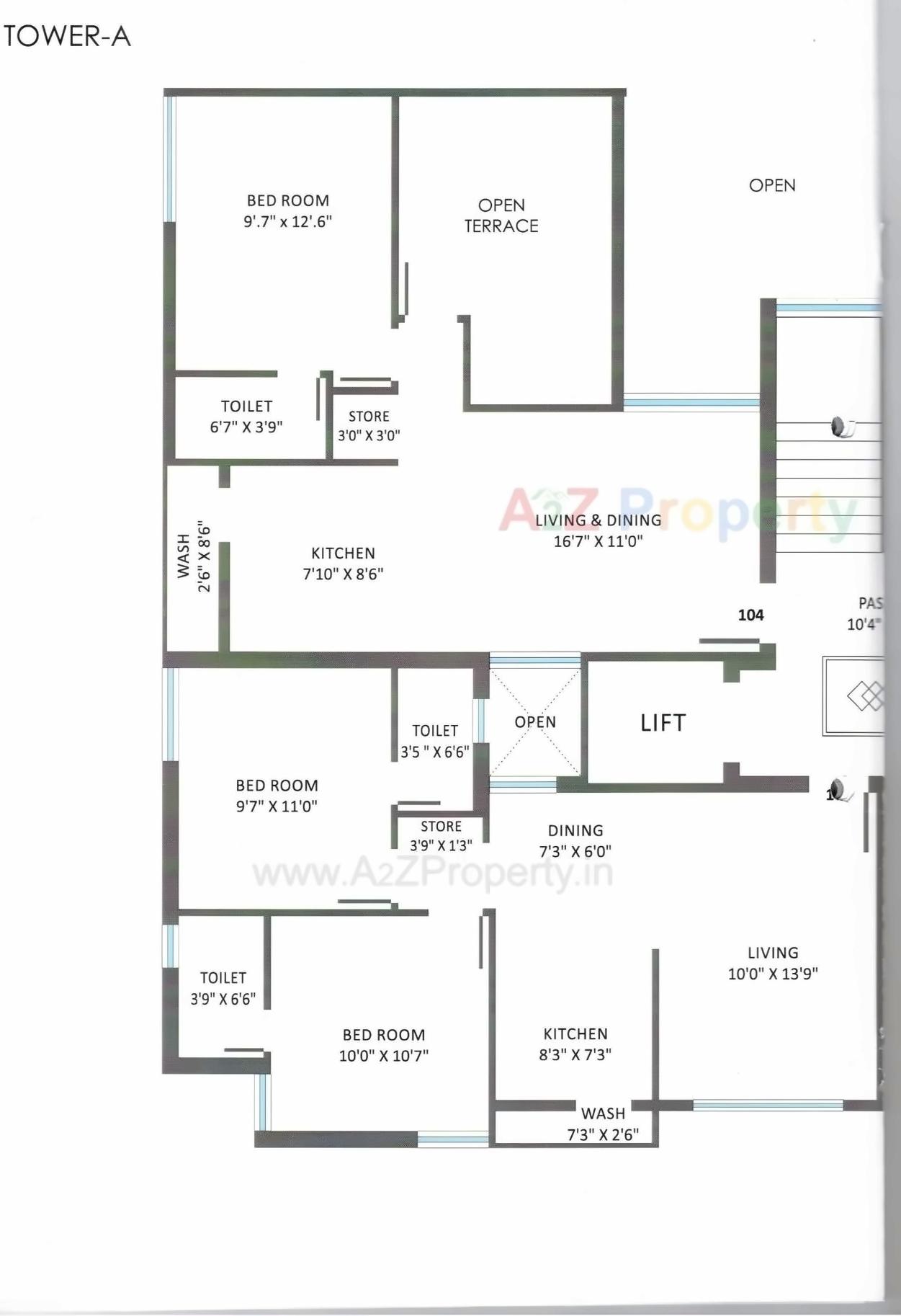 Layout of real estate project Maruti Parisar located at Mavdi, Rajkot, Gujarat