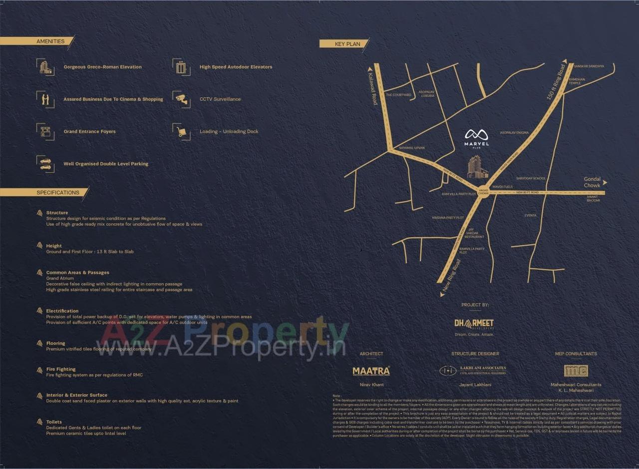  of real estate project Marvel Plus located at Mavdi, Rajkot, Gujarat