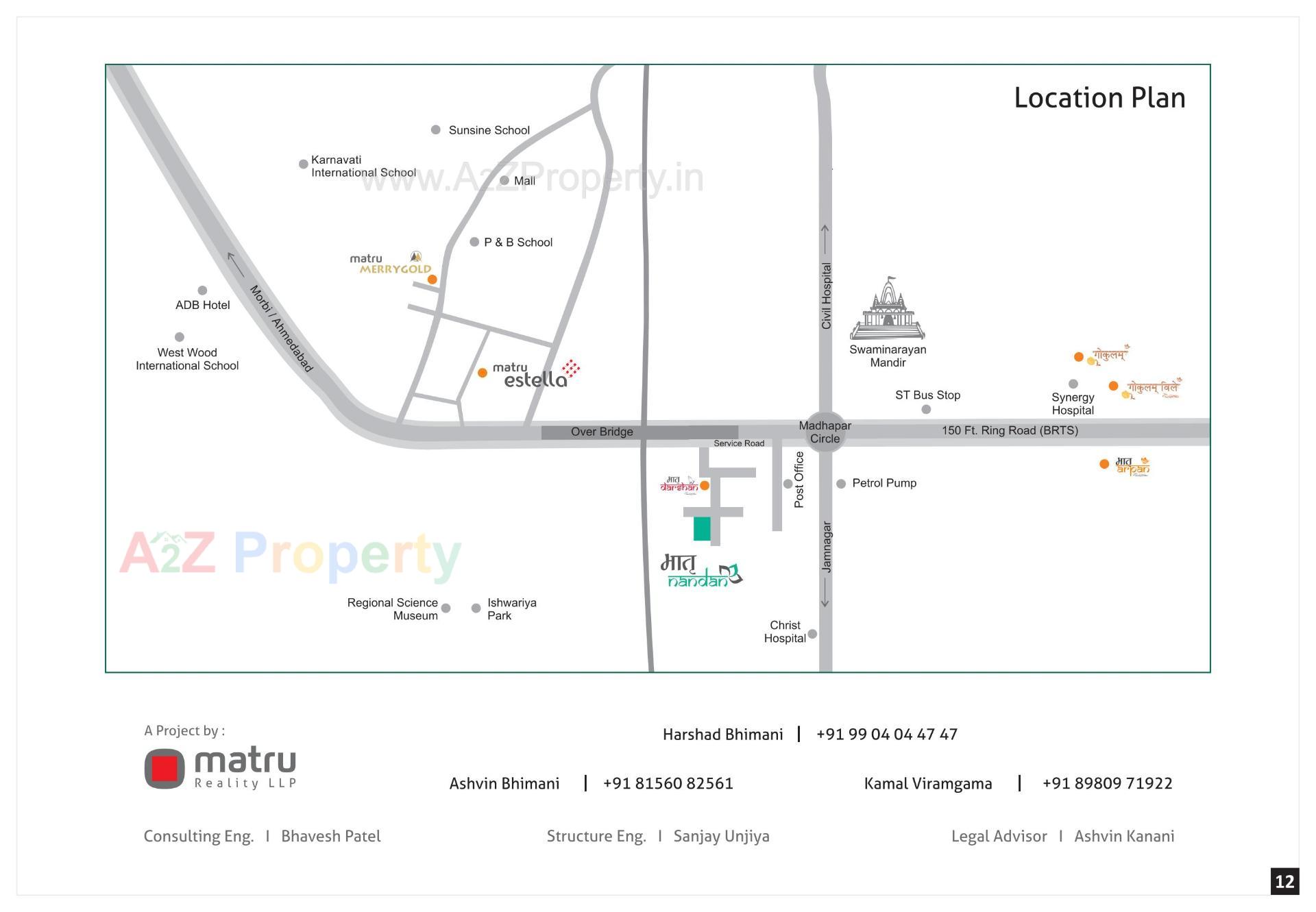  of real estate project Matru Nandan located at Madhapar, Rajkot, Gujarat