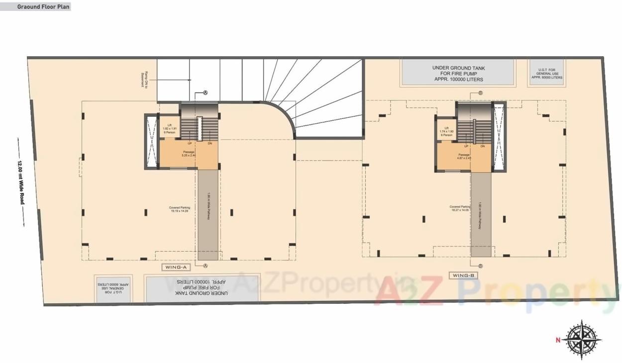 Layout of real estate project Matru Vasudha located at Rajkot, Rajkot, Gujarat