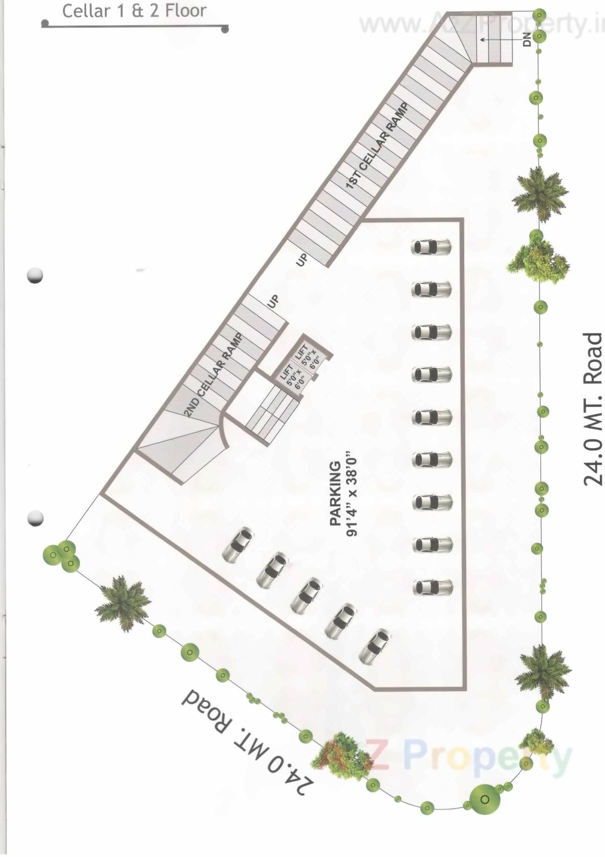  of real estate project Mavdi Plaza located at Mavdi, Rajkot, Gujarat