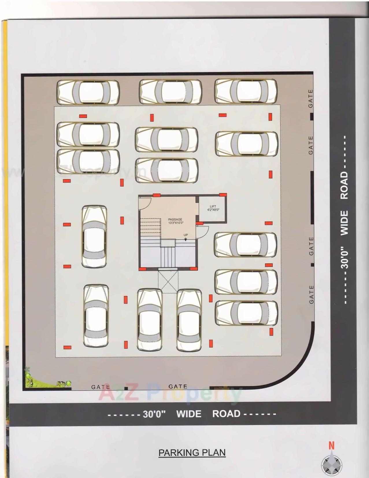 Layout of real estate project Meet Residency located at Rajkot, Rajkot, Gujarat