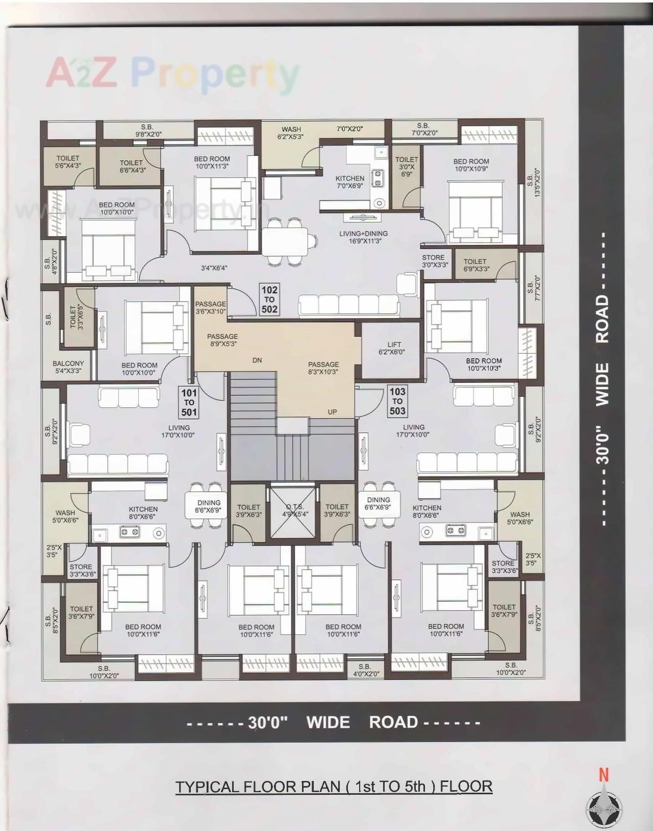 Layout of real estate project Meet Residency located at Rajkot, Rajkot, Gujarat
